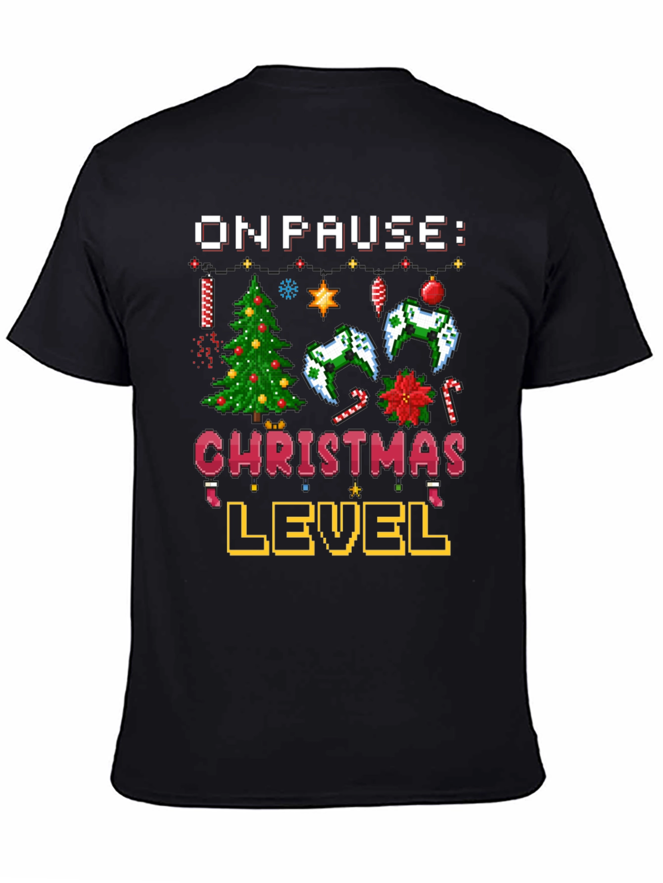 On Pause Christmas Level T-Shirt