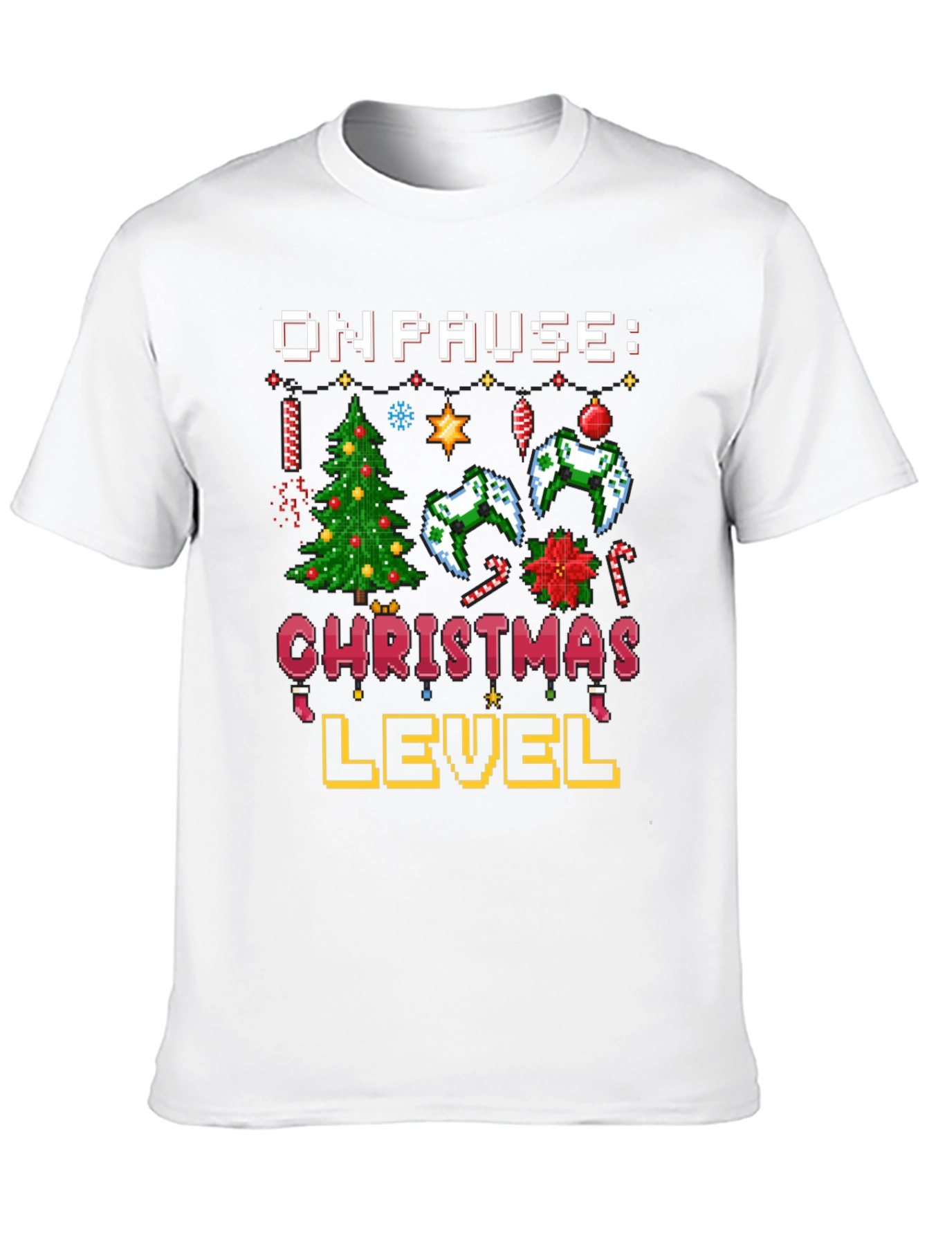 On Pause Christmas Level T-Shirt