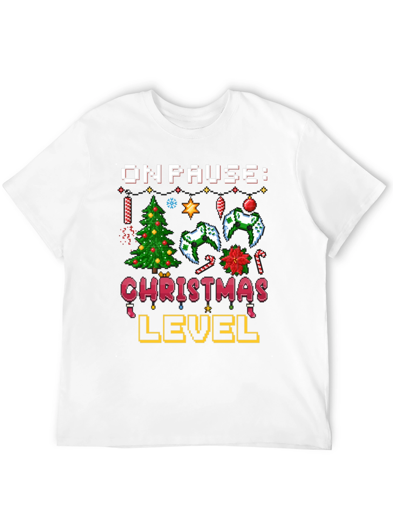 On Pause Christmas Level T-Shirt