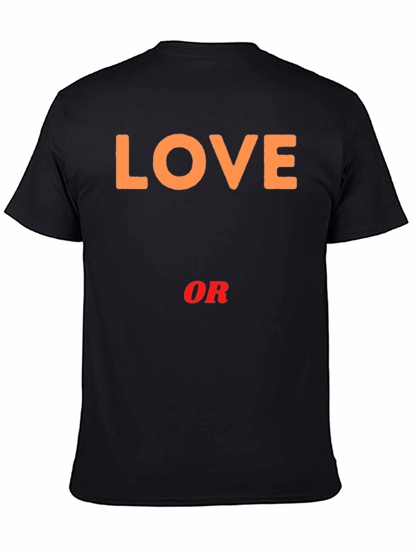 Love or Nothing Black Graphic Tee