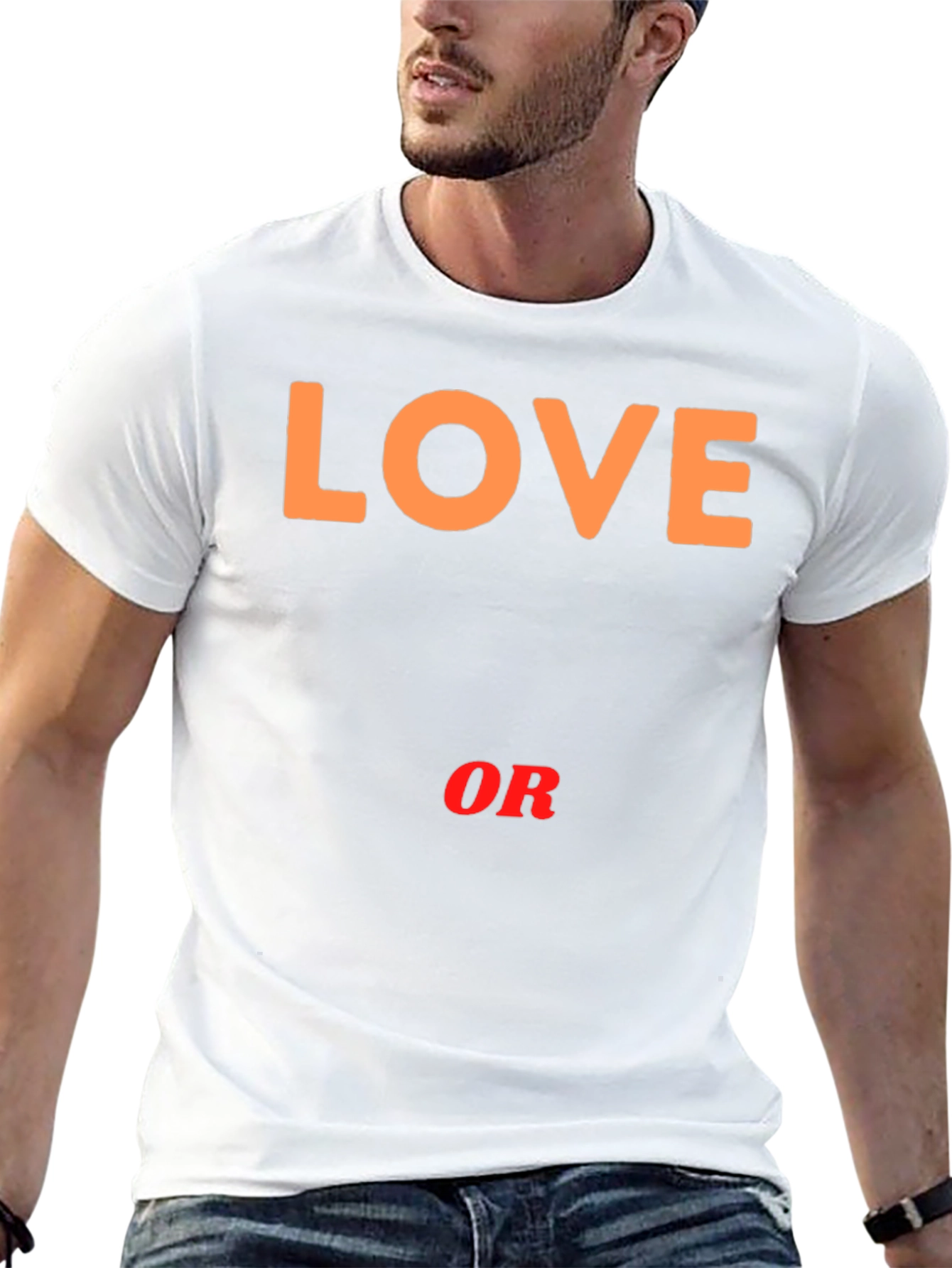 Love or Nothing Black Graphic Tee