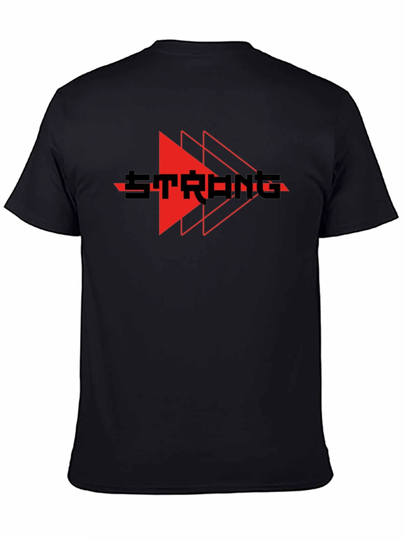 Strong Graphic Print Crew Neck T-Shirt