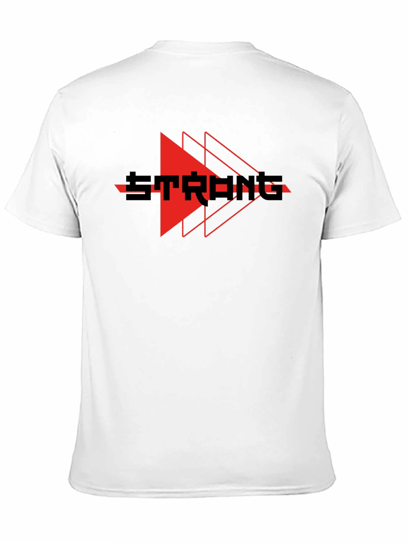 Strong Graphic Print Crew Neck T-Shirt