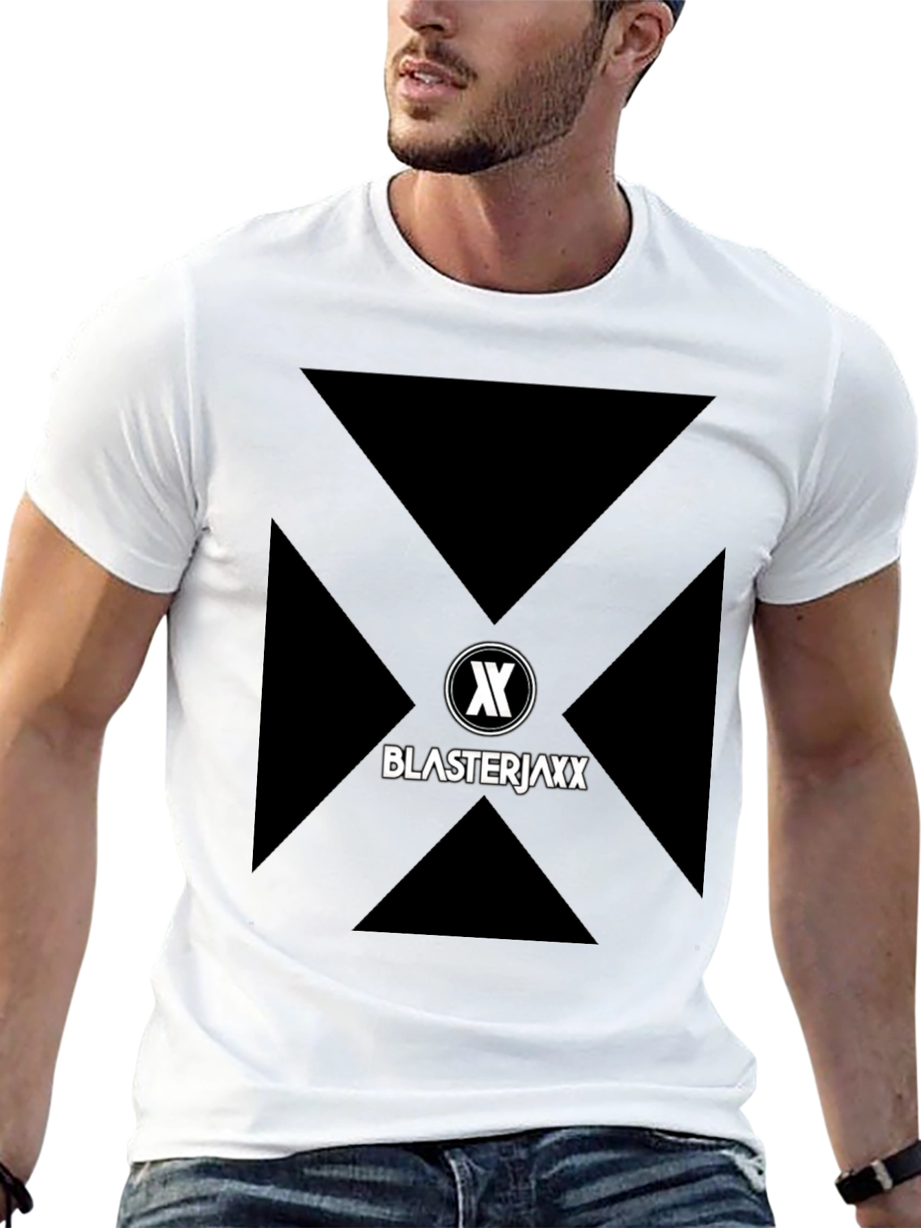 Blasterjaxx Graphic Print Black T-Shirt
