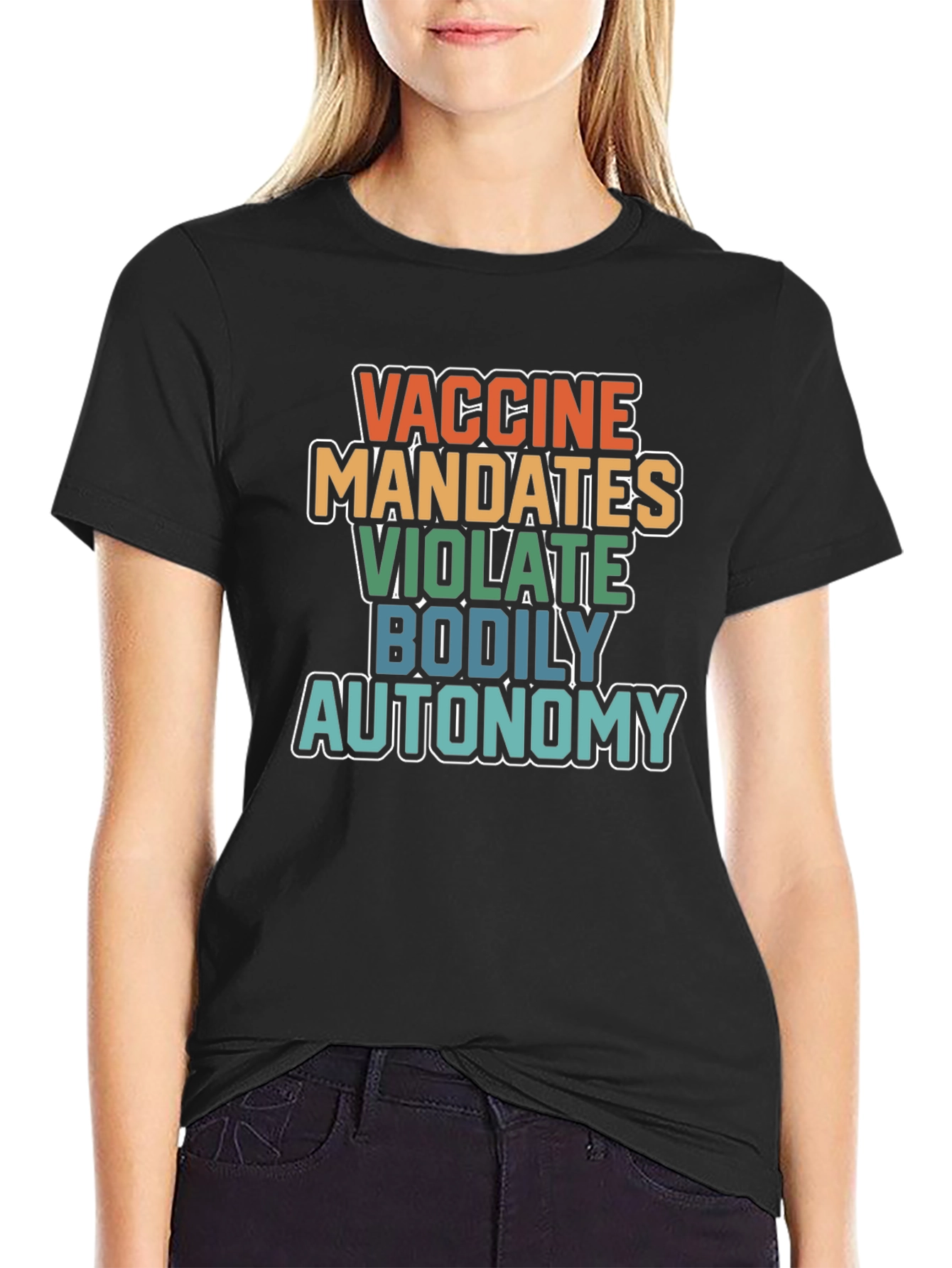 Vaccine Mandates Bodily Autonomy Graphic T-Shirt