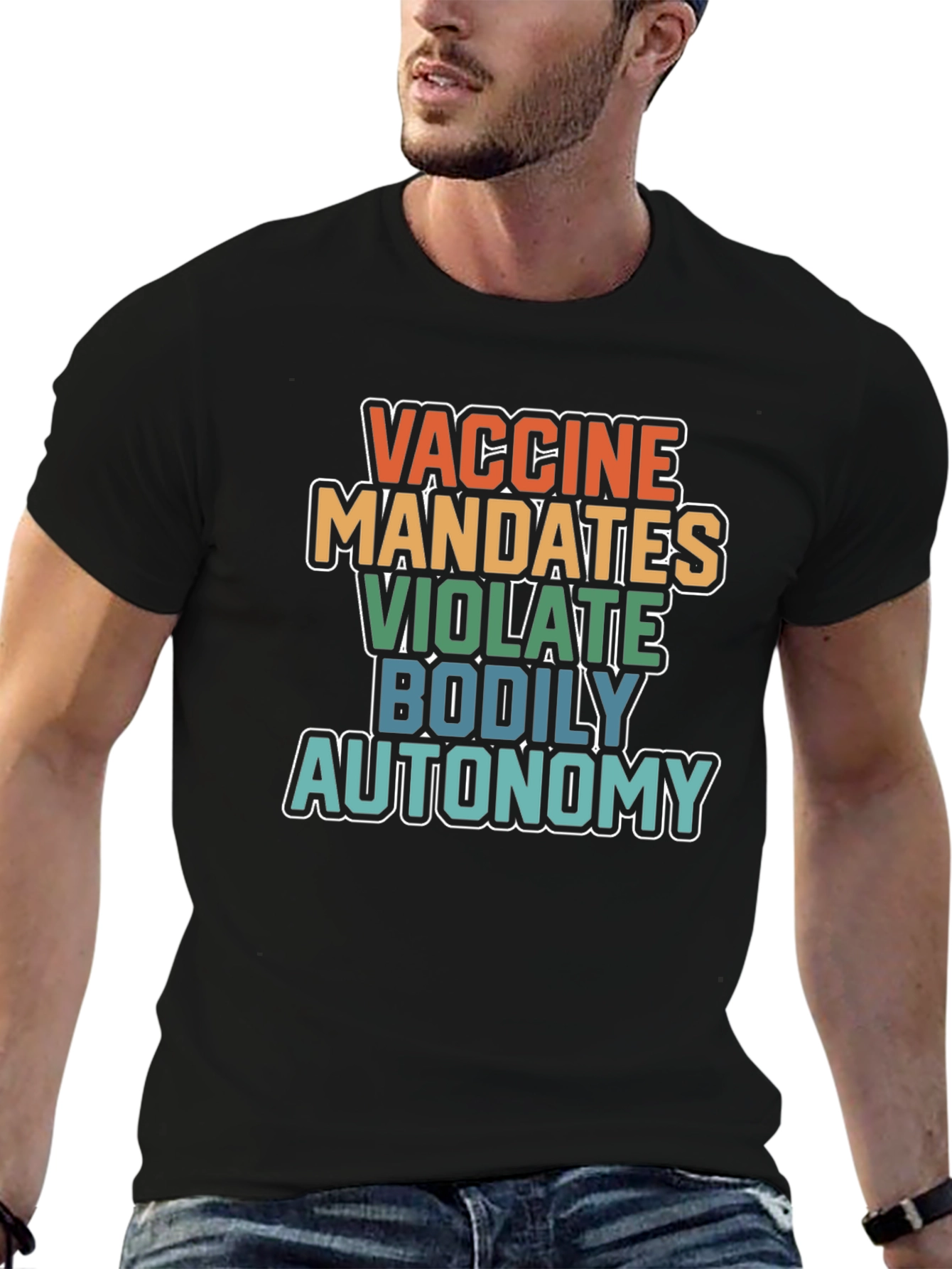 Vaccine Mandates Bodily Autonomy Graphic T-Shirt
