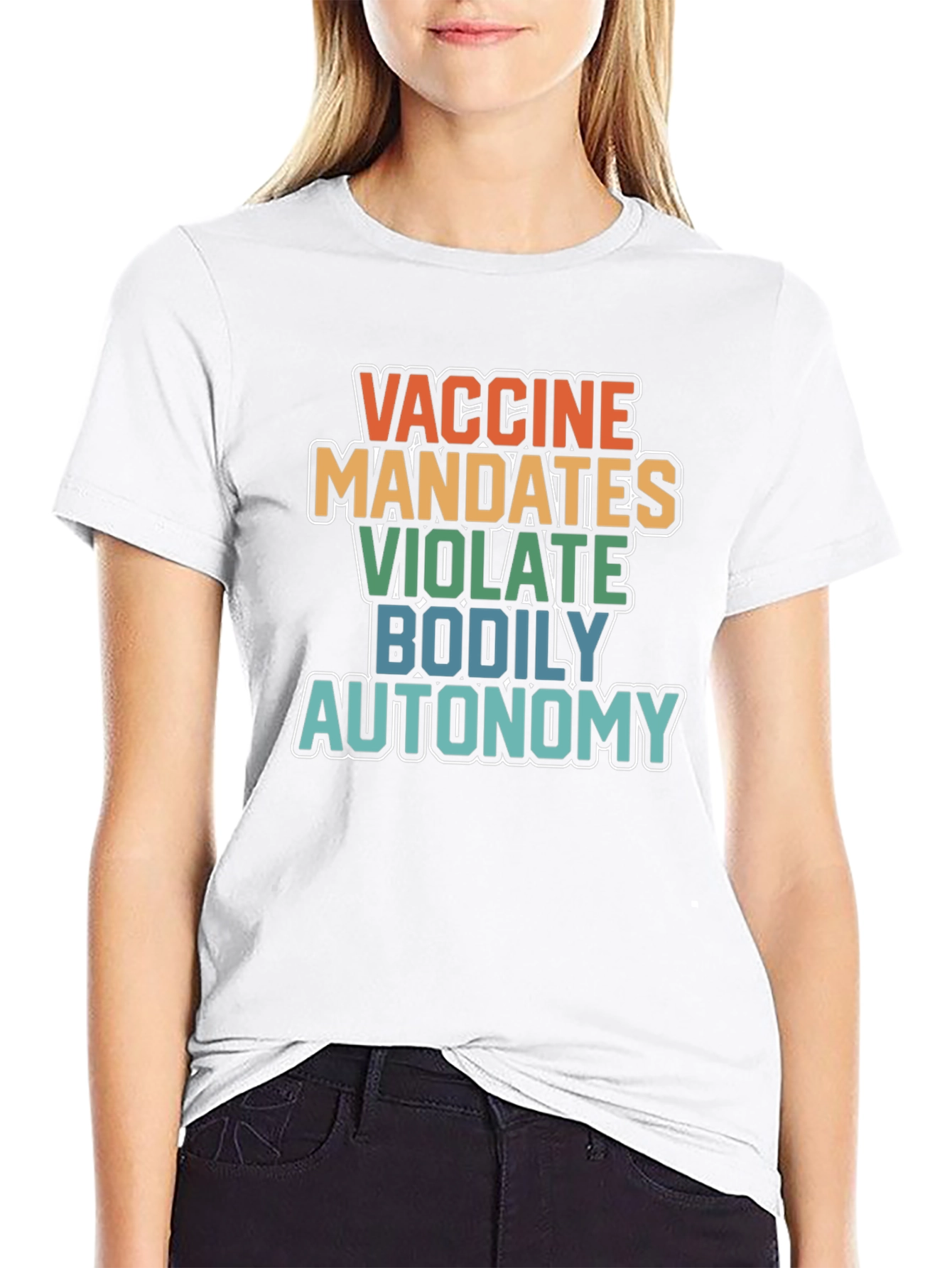 Vaccine Mandates Bodily Autonomy Graphic T-Shirt