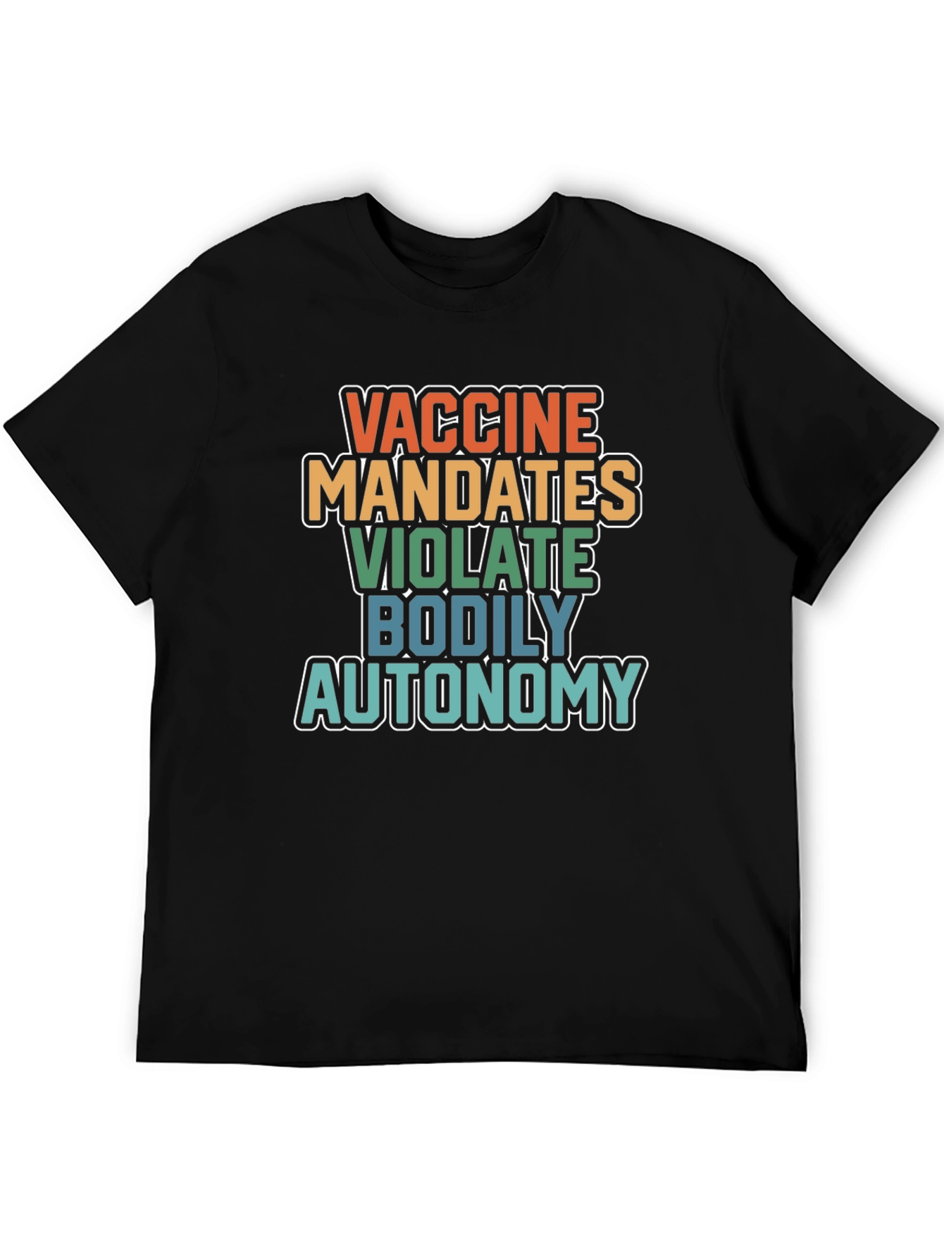 Vaccine Mandates Bodily Autonomy Graphic T-Shirt