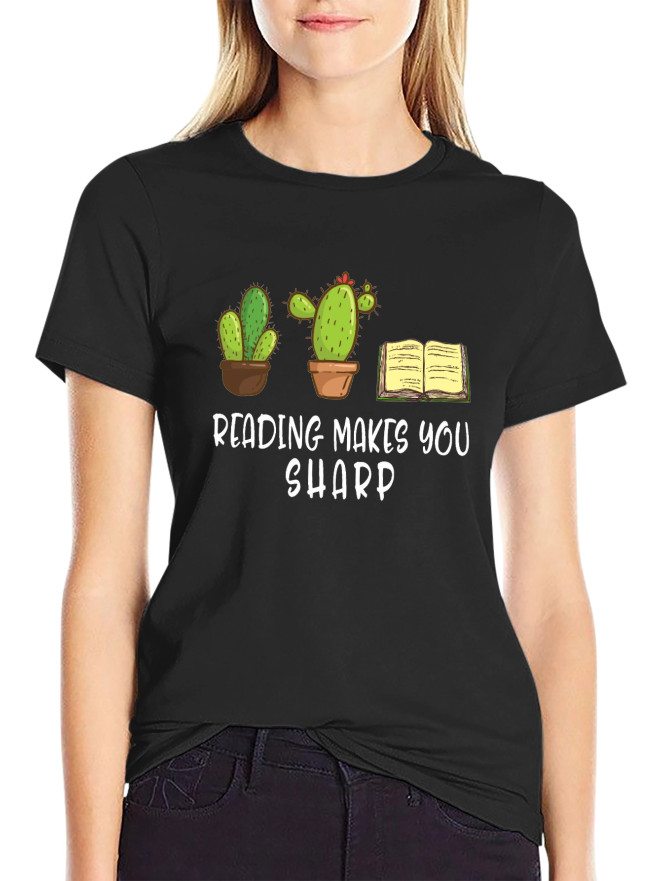 Reading Makes You Sharp Graphic Tee
