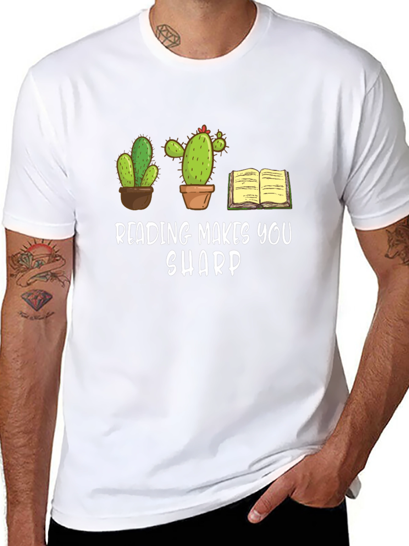 Reading Makes You Sharp Graphic Tee