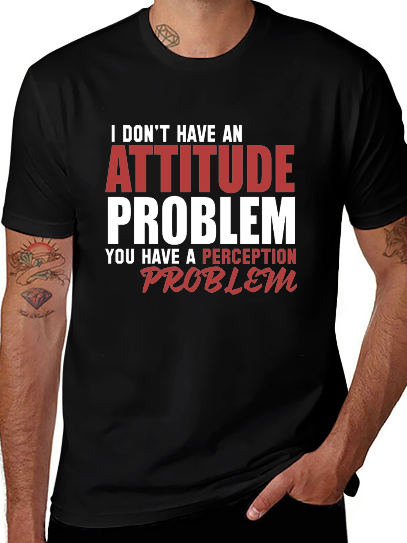 Attitude Problem Graphic Tee - Sarcastic Statement T-Shirt