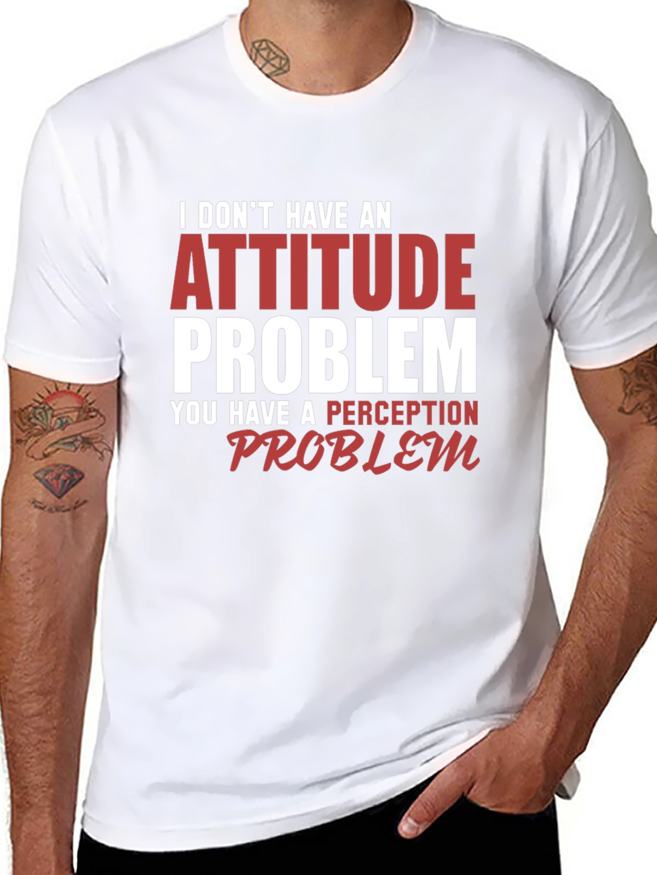 Attitude Problem Graphic Tee - Sarcastic Statement T-Shirt