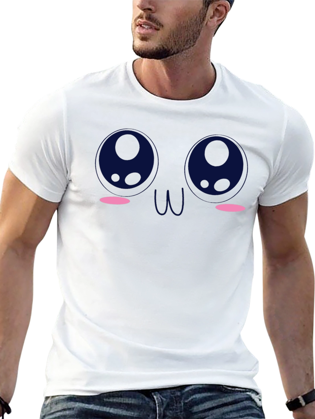 Anime Eyes Black T-Shirt