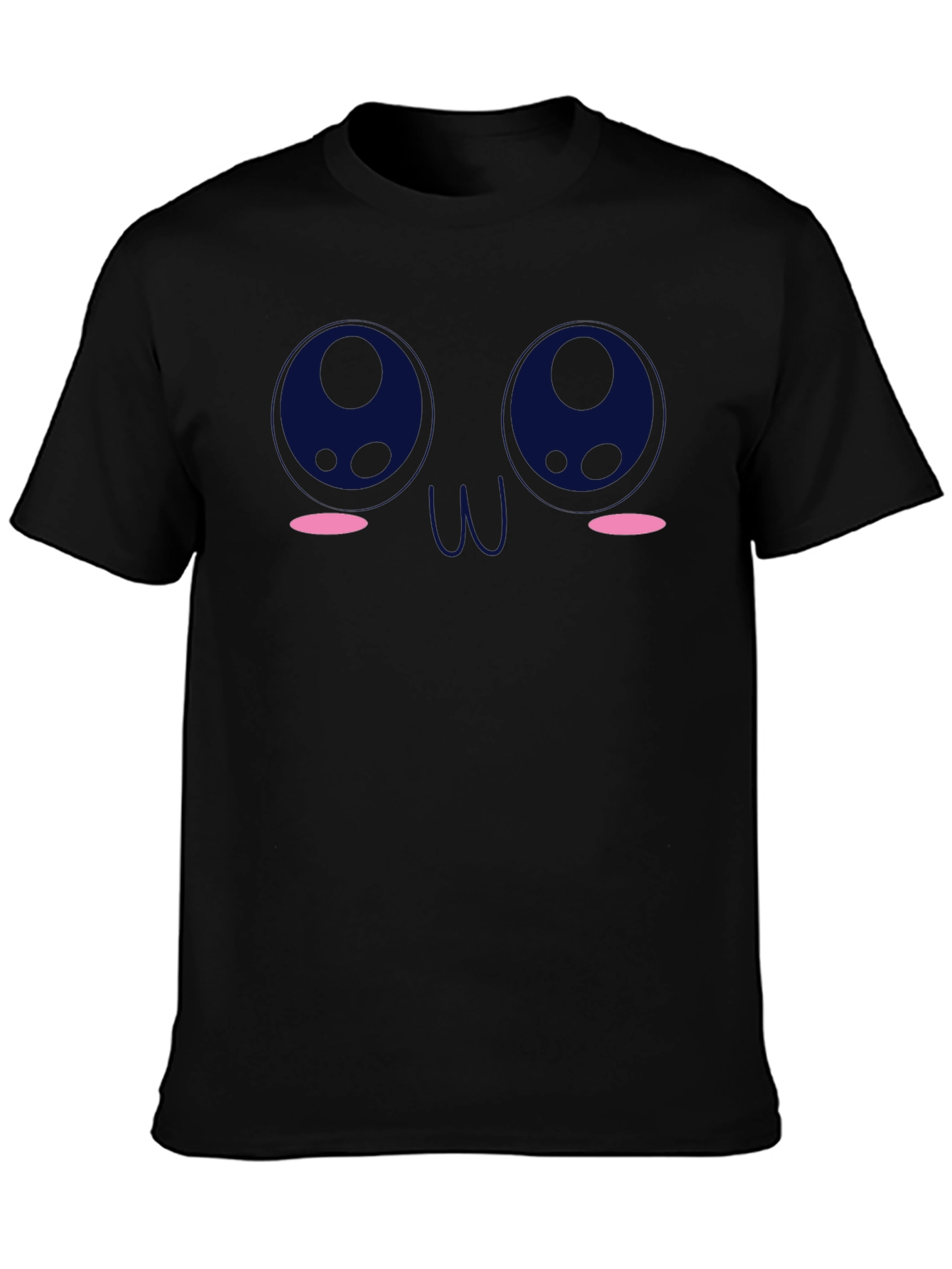 Anime Eyes Black T-Shirt