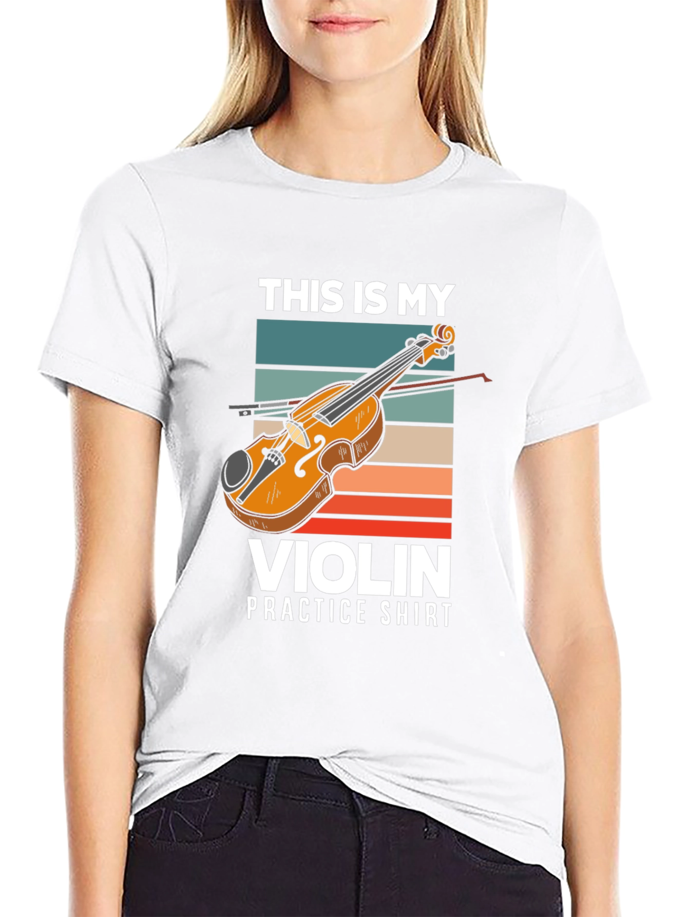 Violin Practice T-Shirt - Music Lover Tee