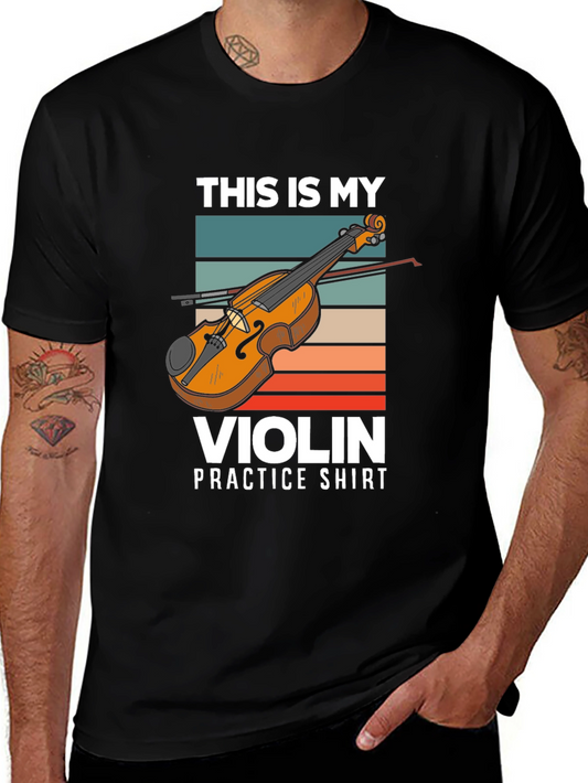 Violin Practice T-Shirt - Music Lover Tee