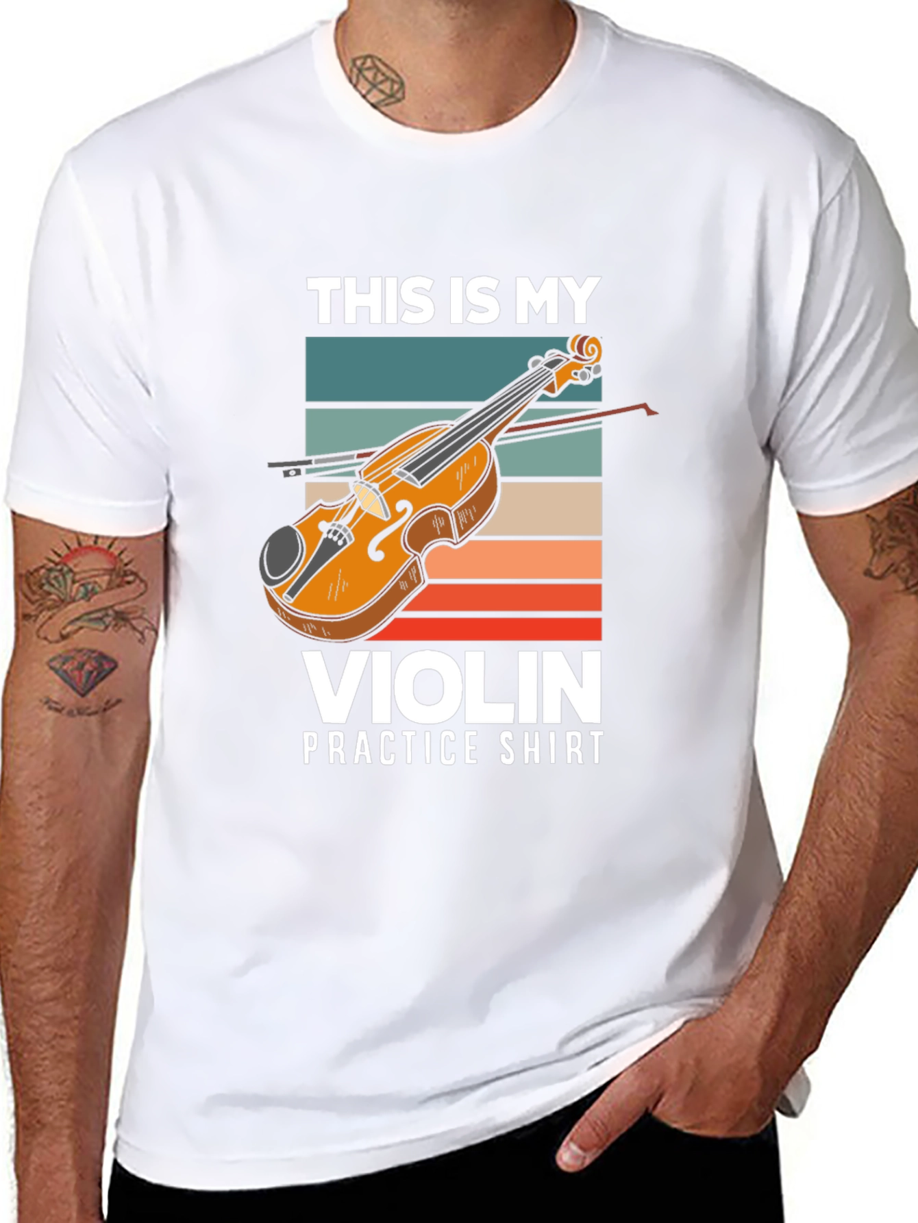 Violin Practice T-Shirt - Music Lover Tee
