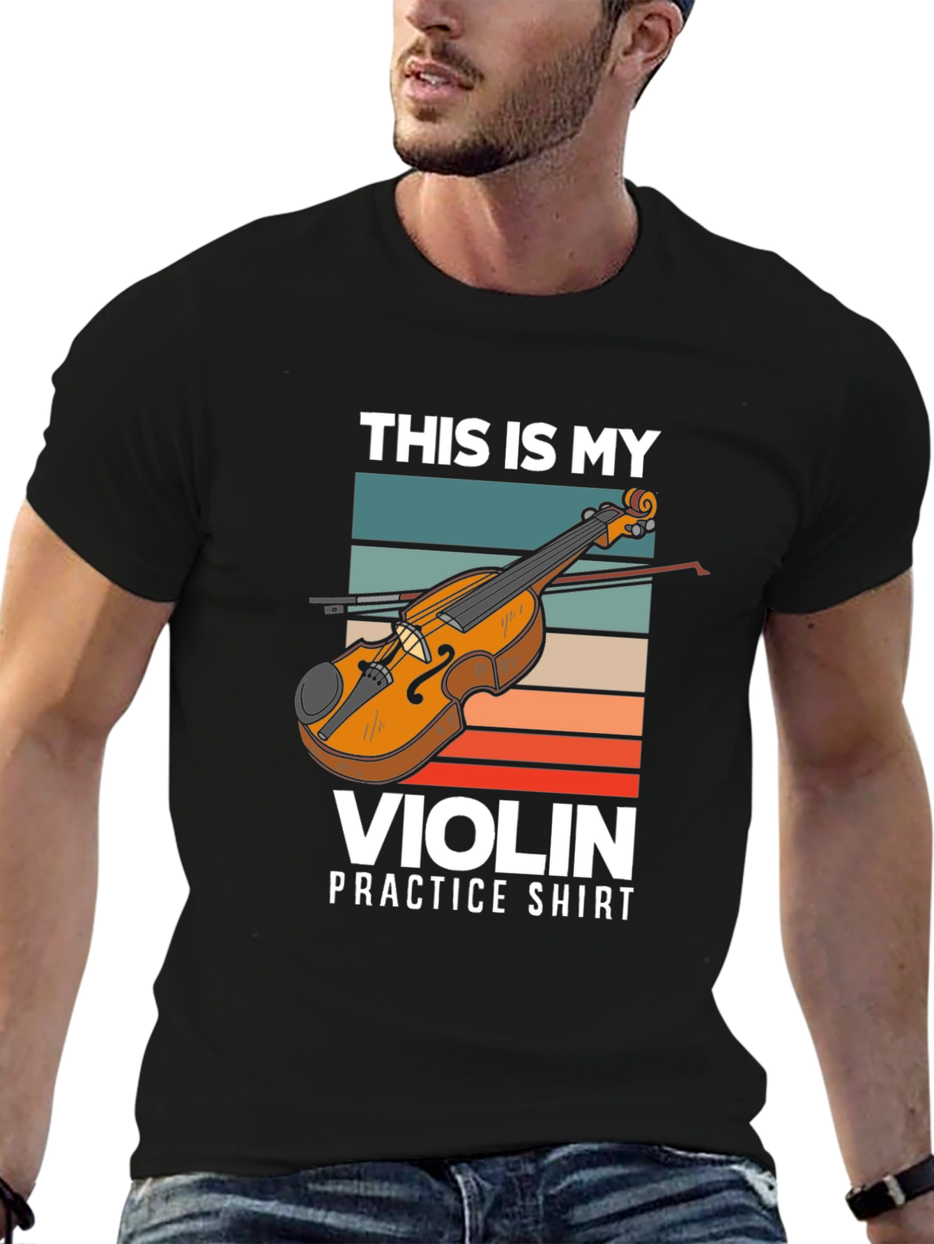 Violin Practice T-Shirt - Music Lover Tee