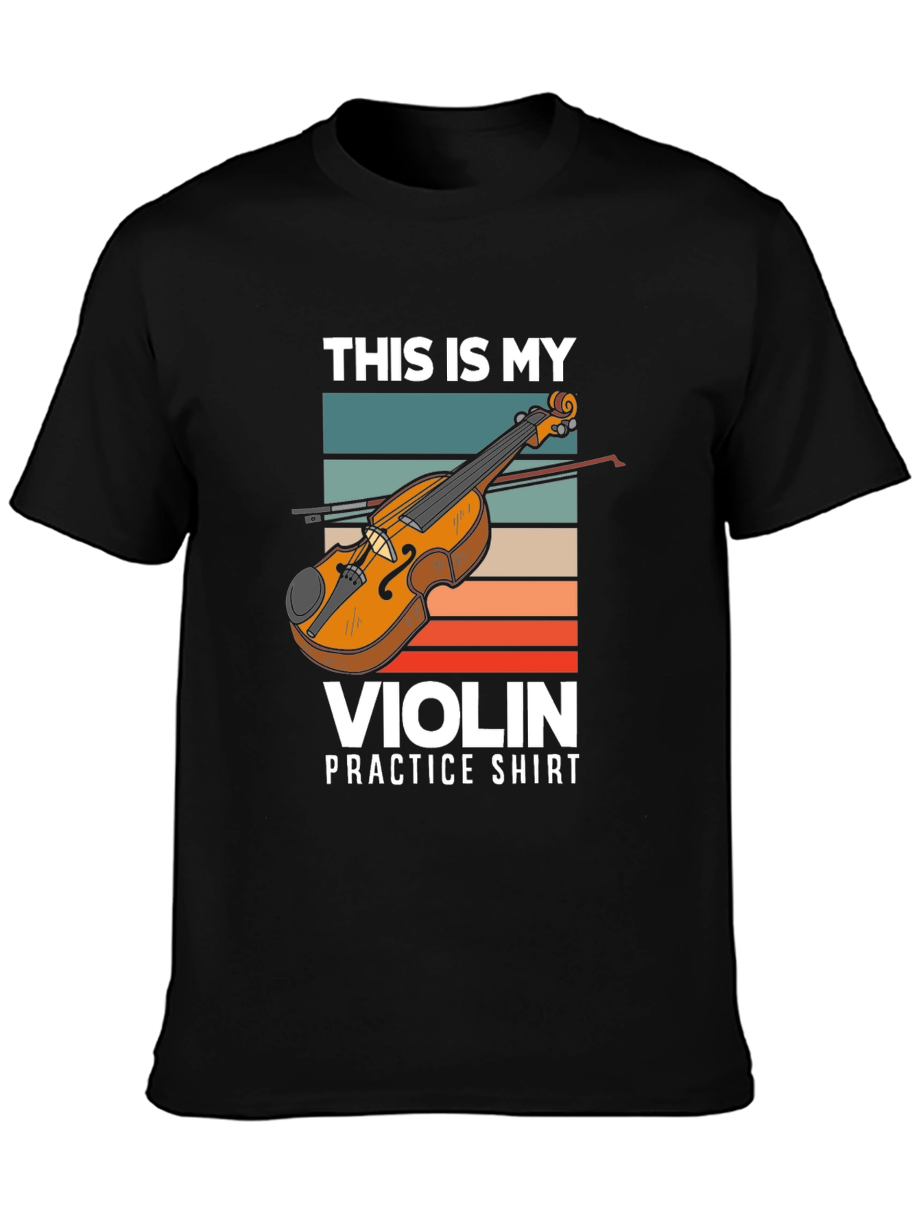 Violin Practice T-Shirt - Music Lover Tee