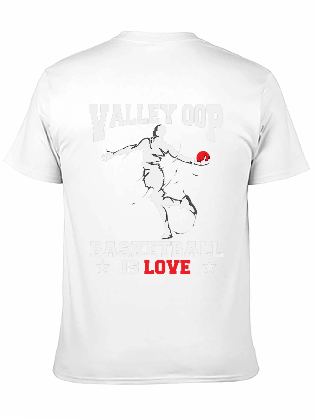 Valley Oop Basketball Is Love Graphic T-Shirt