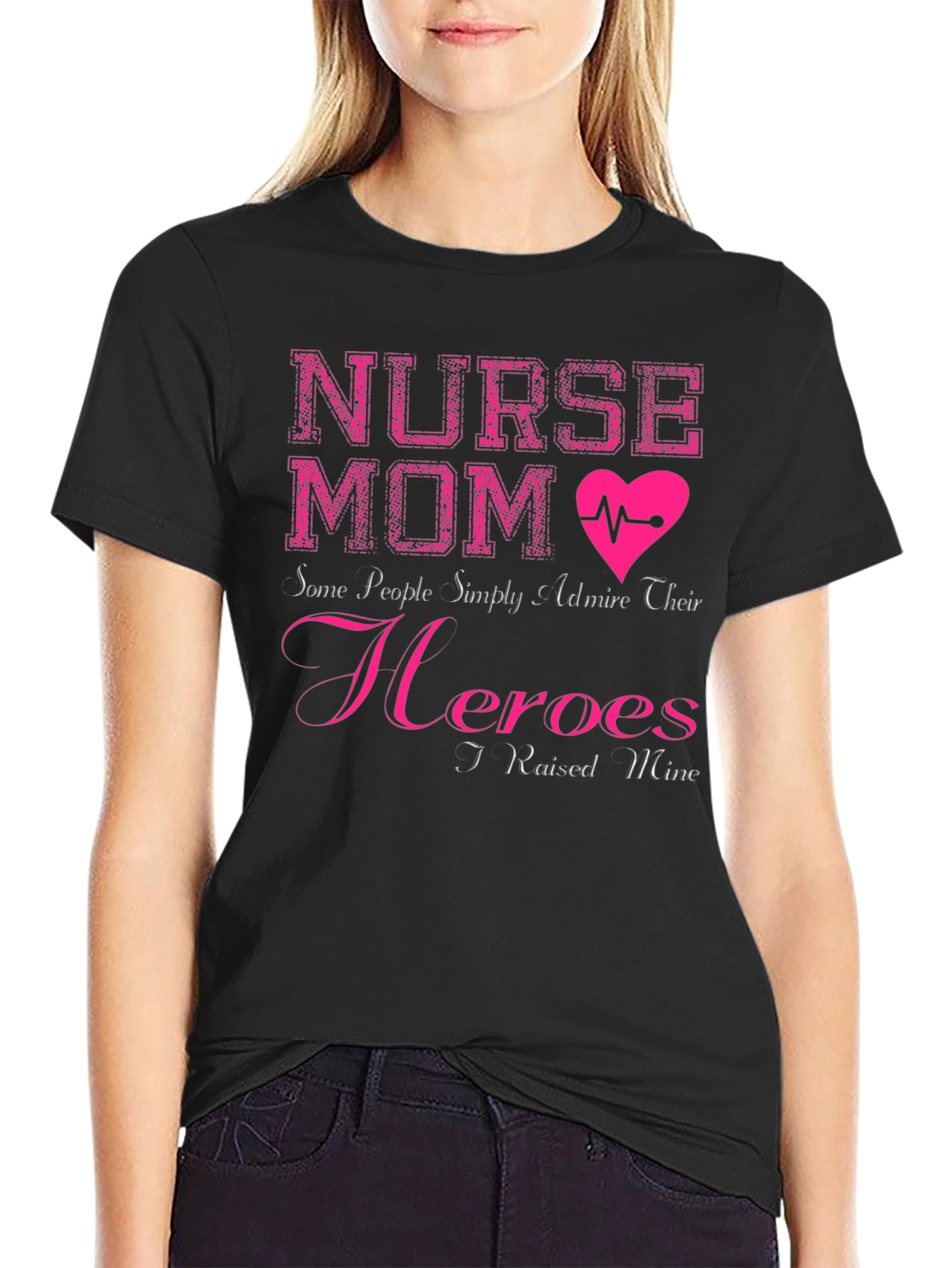 Nurse Mom T-Shirt - Hero Mothers Day Gift
