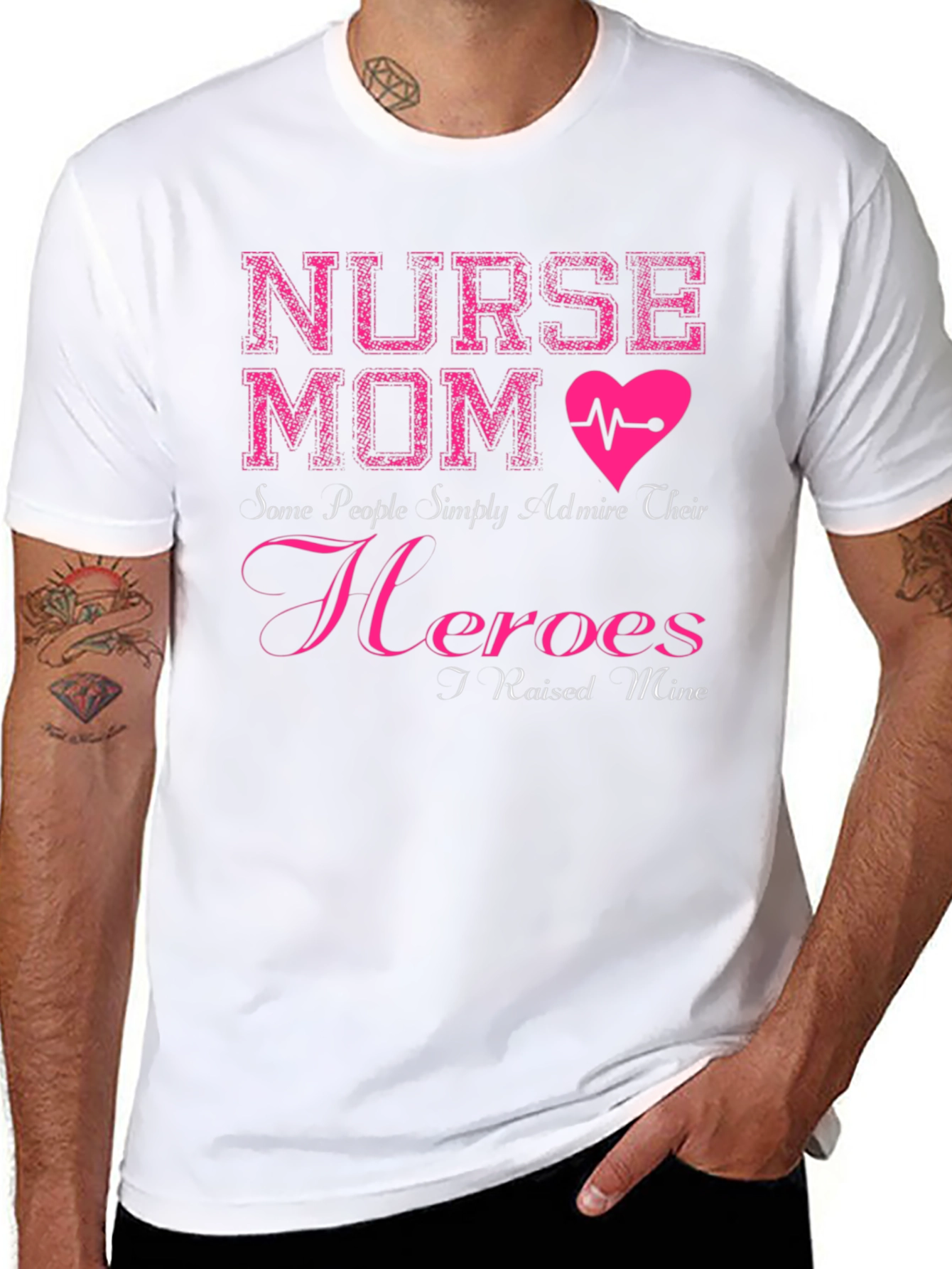 Nurse Mom T-Shirt - Hero Mothers Day Gift