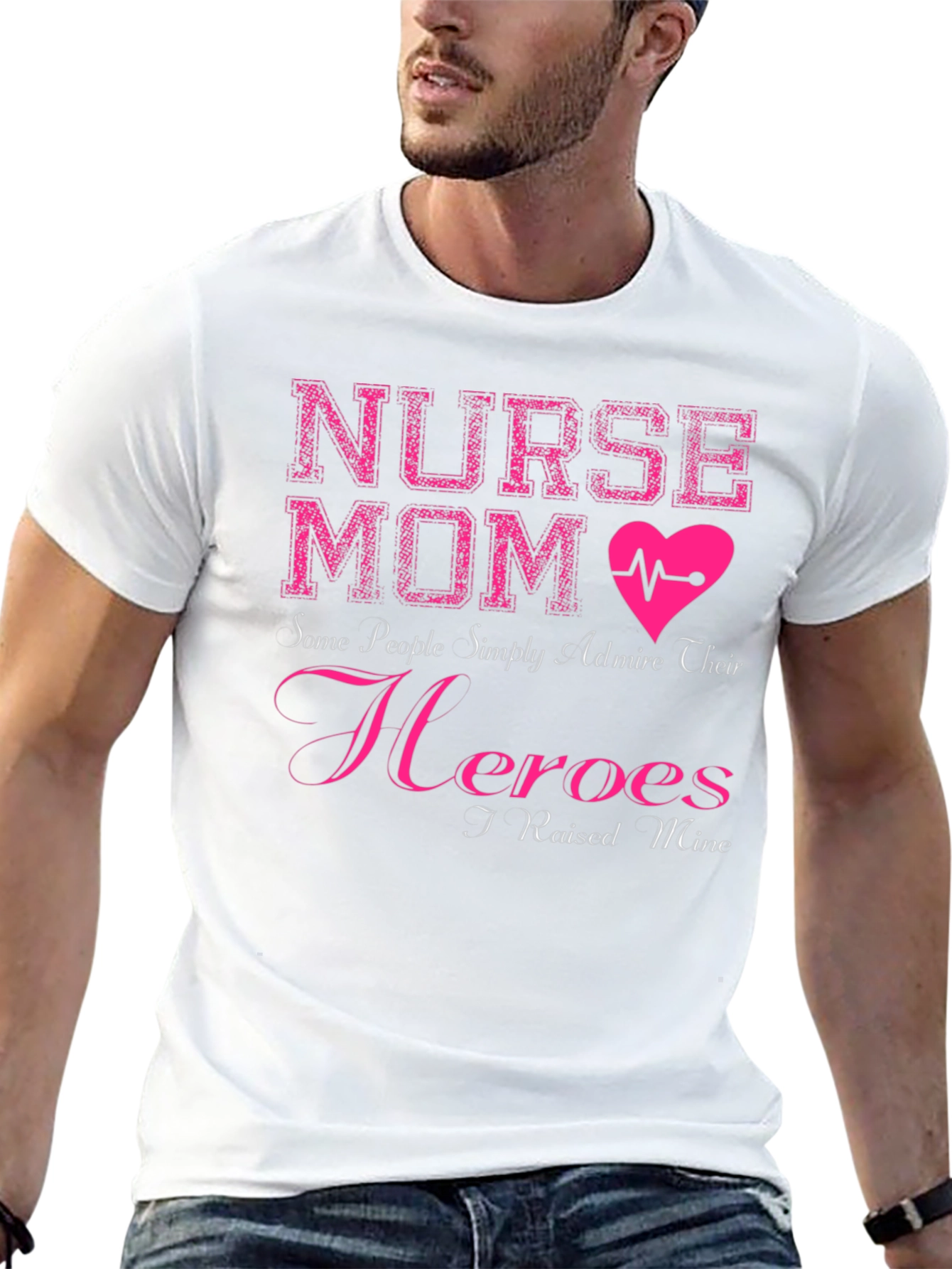 Nurse Mom T-Shirt - Hero Mothers Day Gift