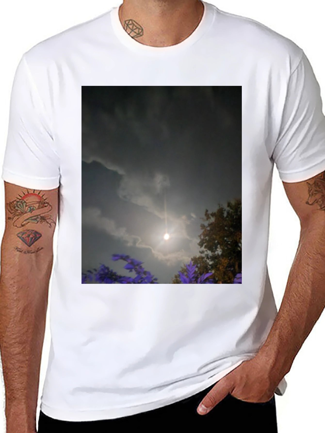Nature Sky Graphic Tee - Dark & Dreamy