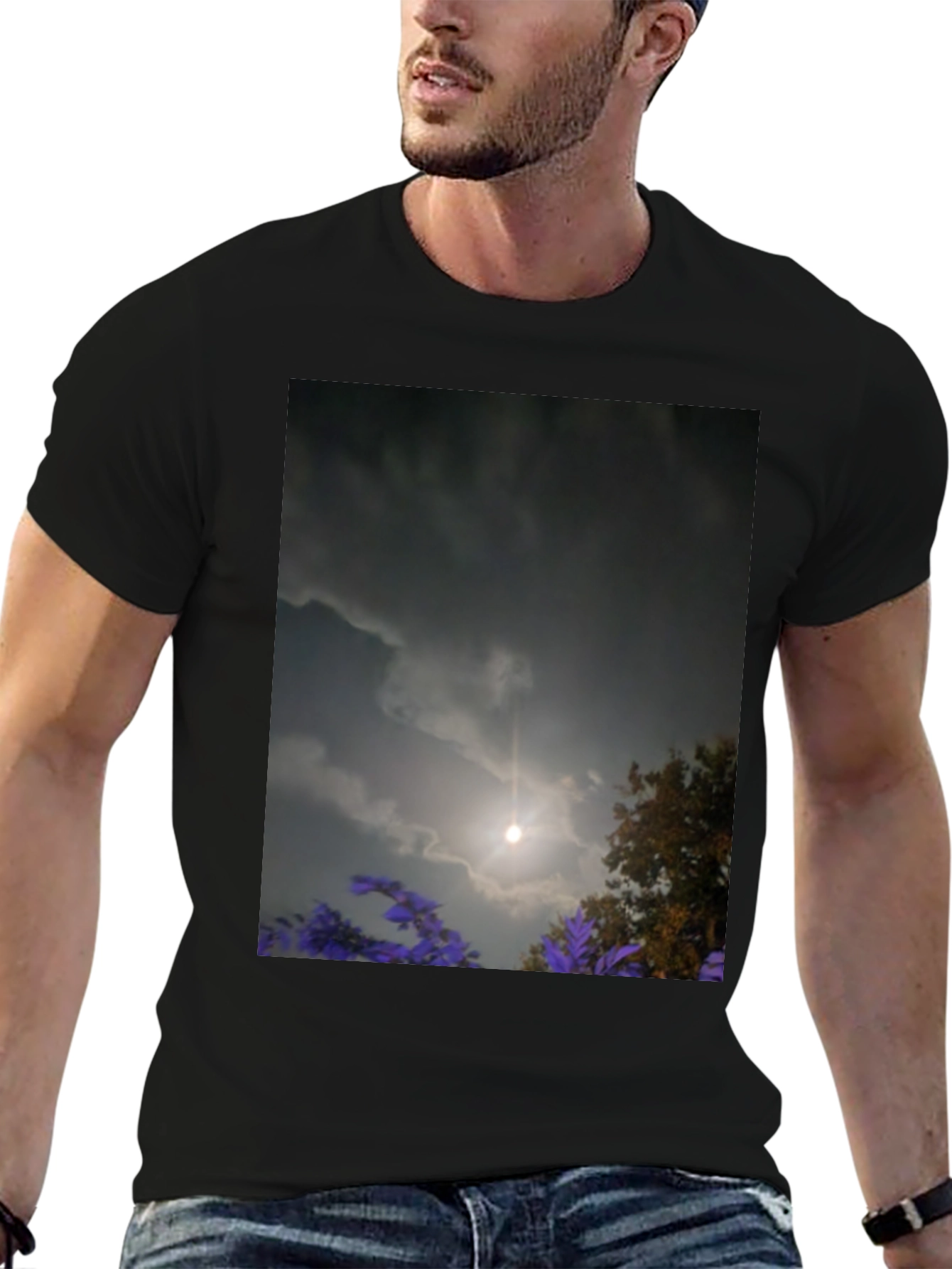 Nature Sky Graphic Tee - Dark & Dreamy