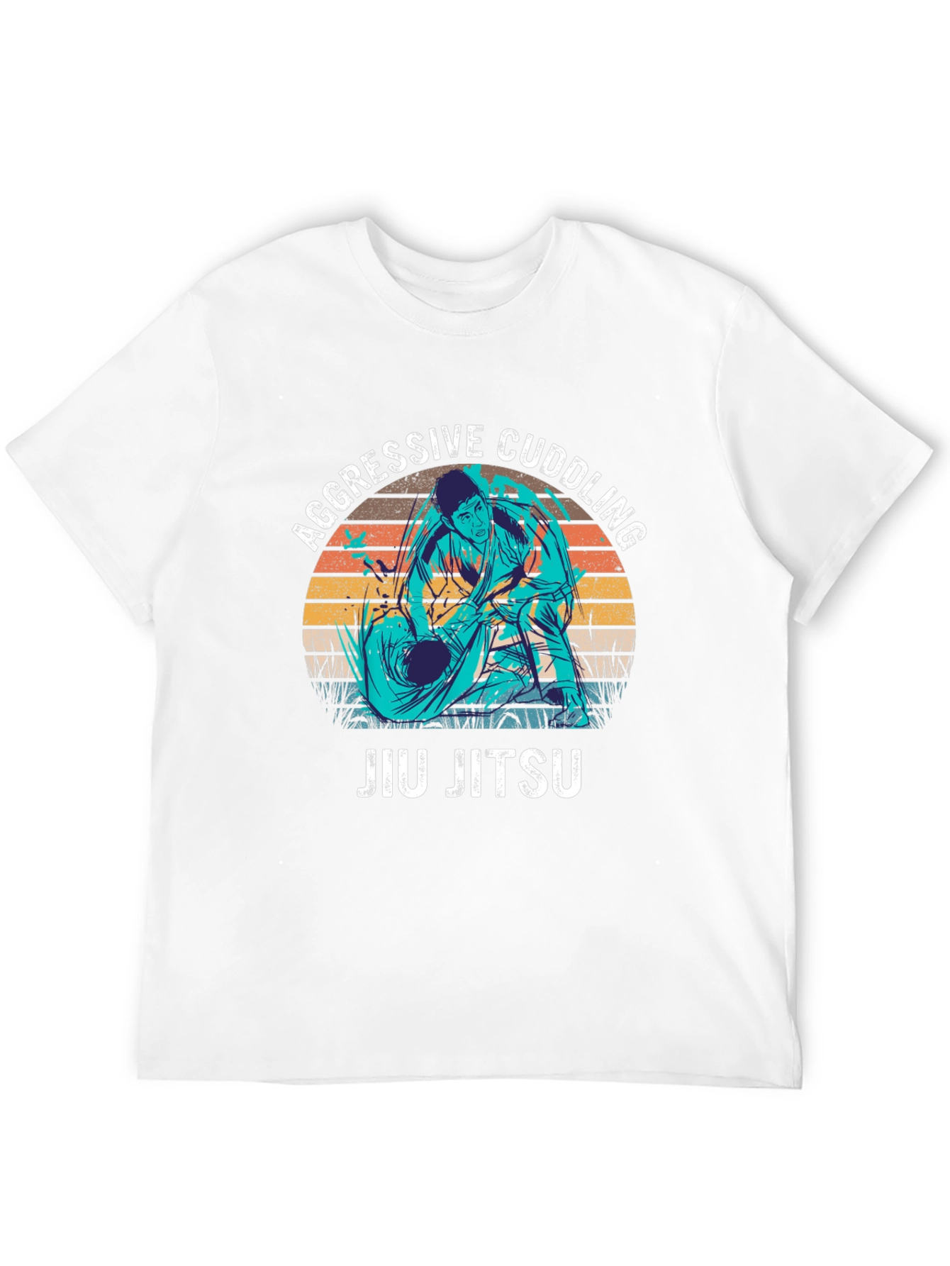 Aggressive Cuddling Jiu Jitsu T-Shirt