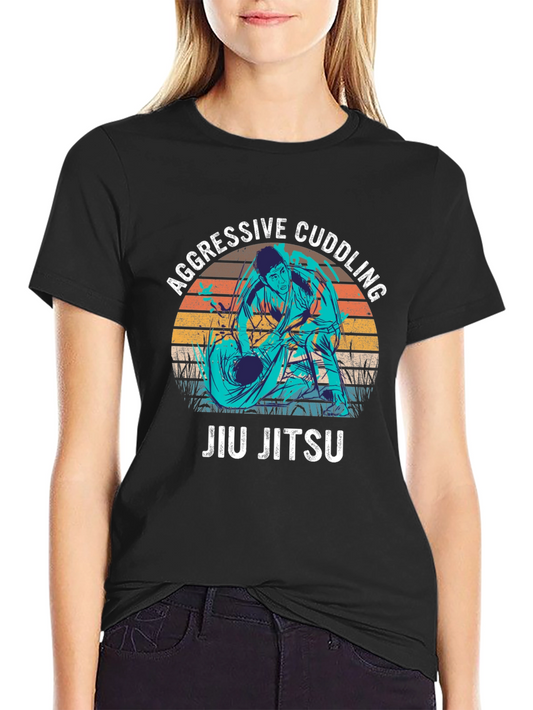 Aggressive Cuddling Jiu Jitsu T-Shirt
