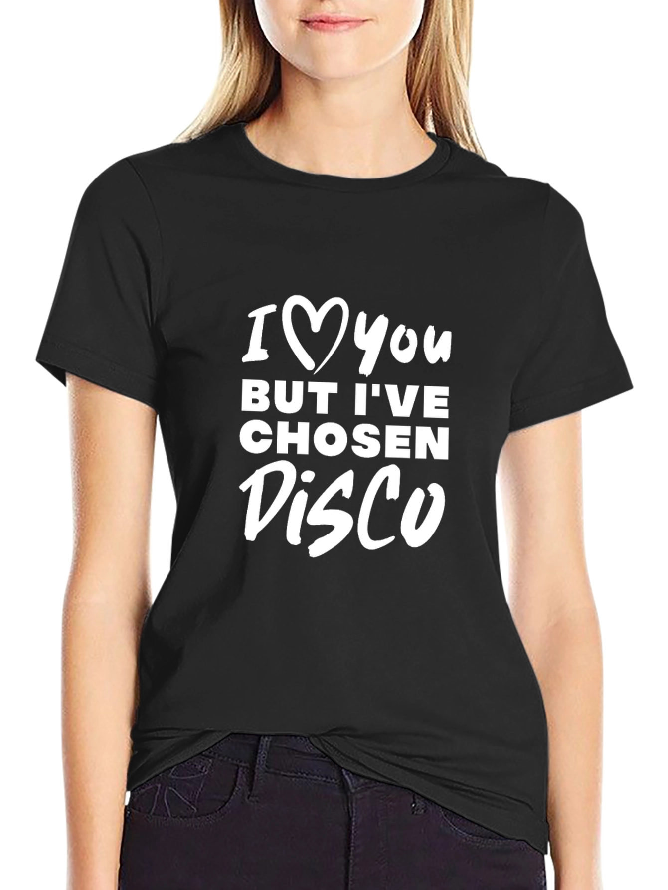 I Love You But Disco Mens T-Shirt