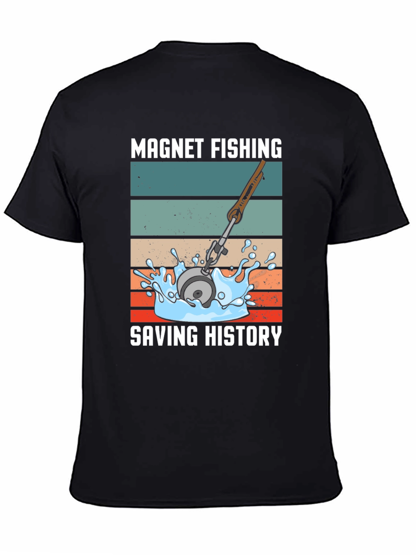 Magnet Fishing Saving History T-Shirt