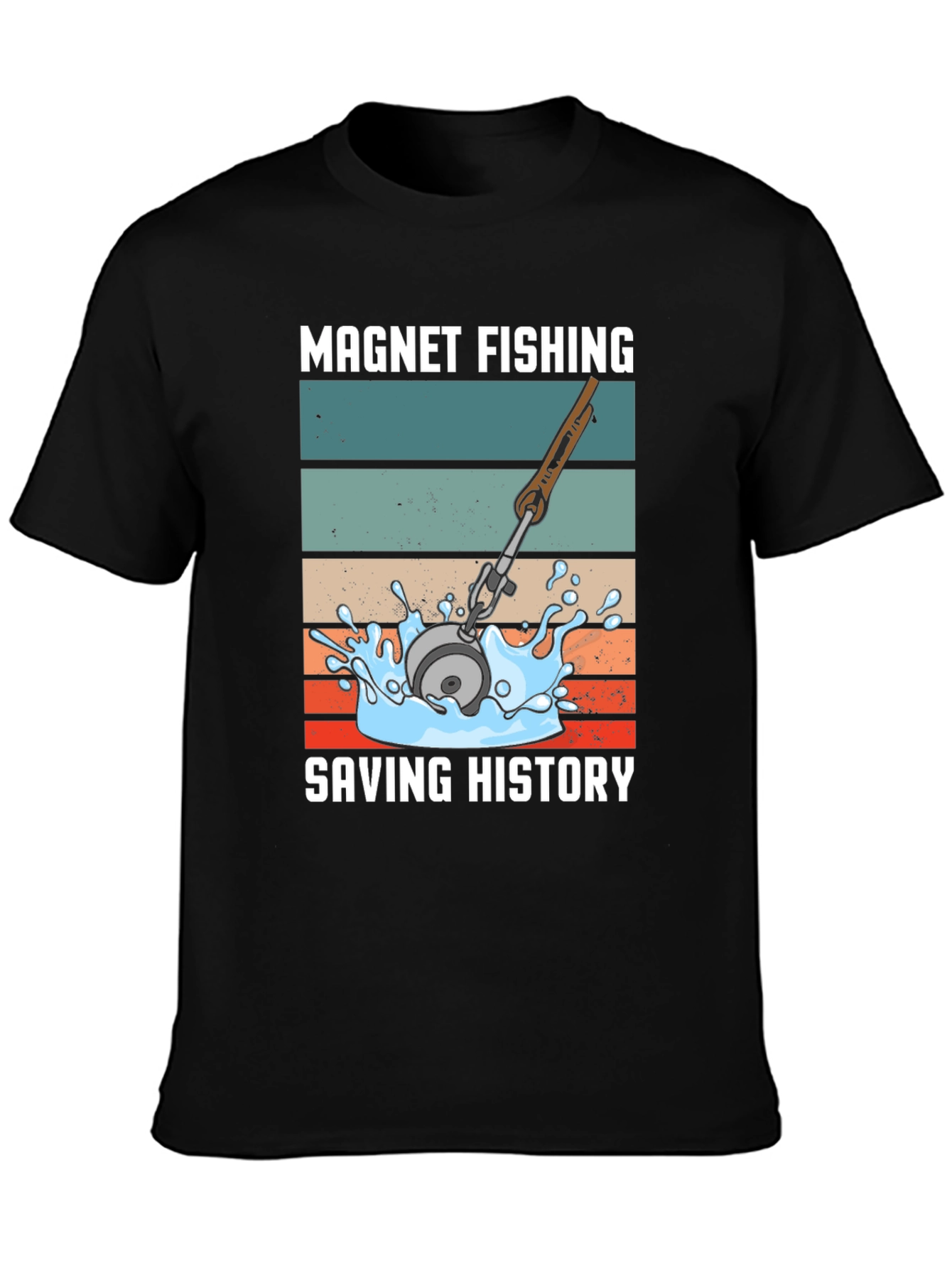 Magnet Fishing Saving History T-Shirt