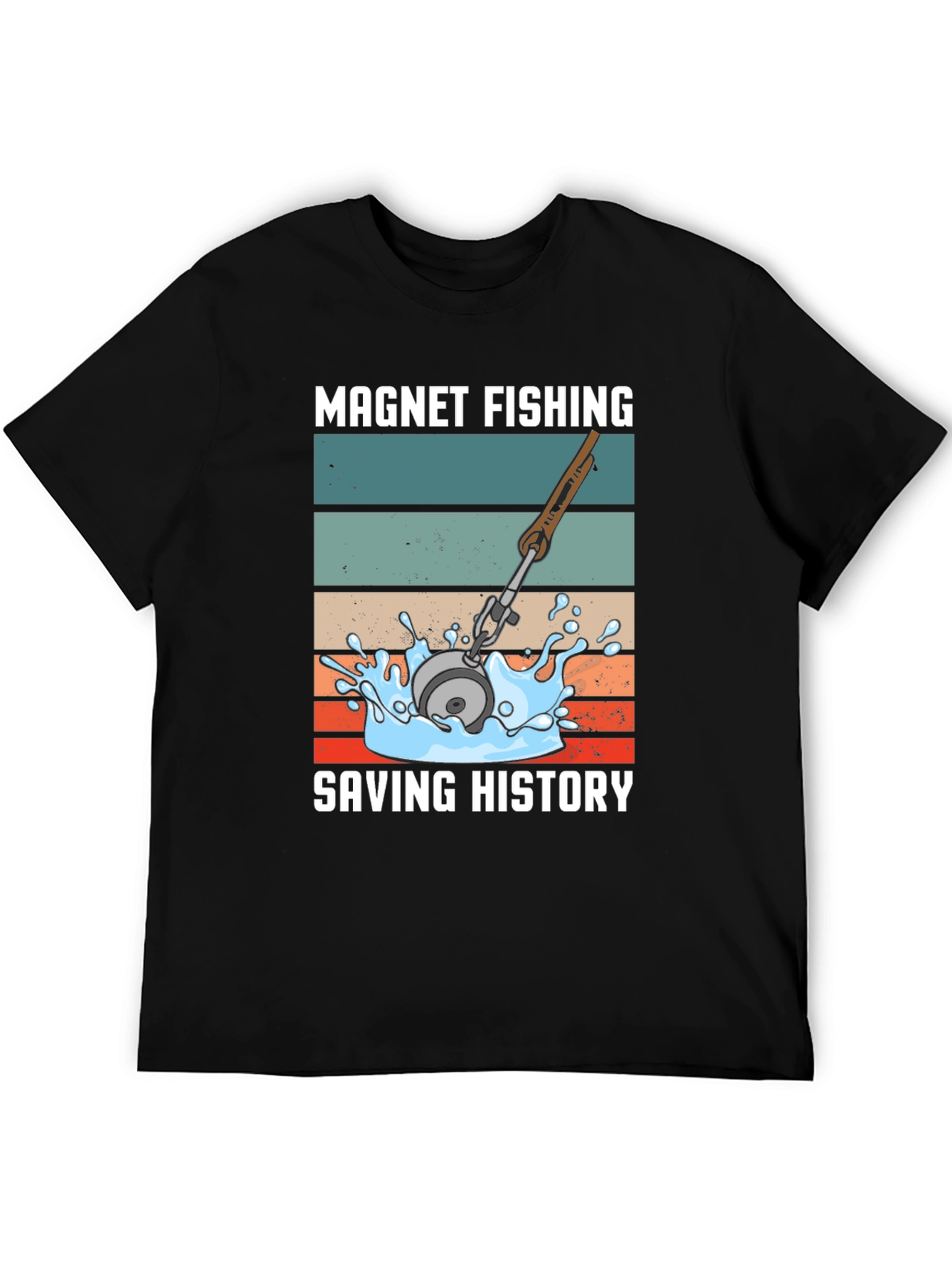 Magnet Fishing Saving History T-Shirt