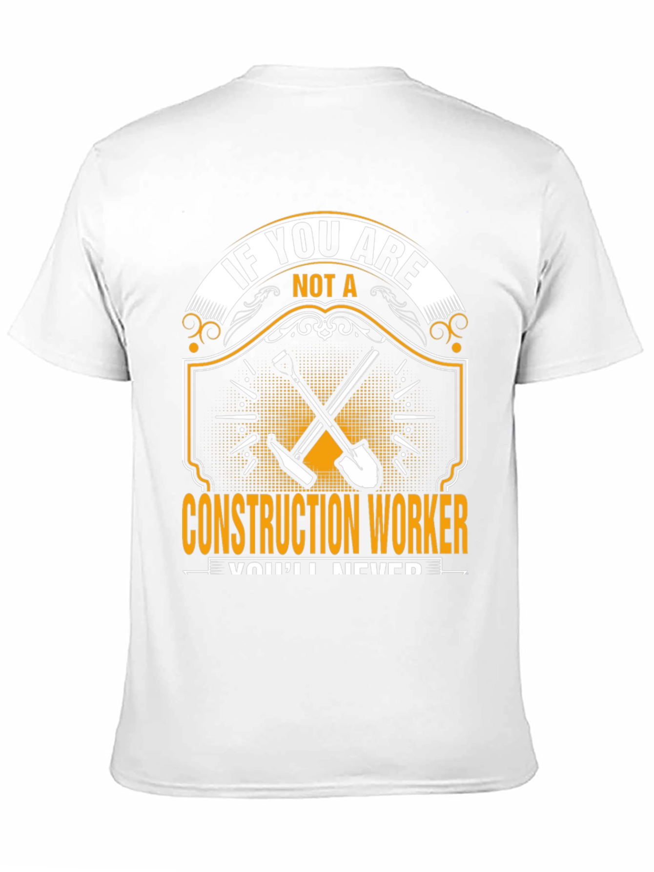 Construction Worker Graphic Tee - Black