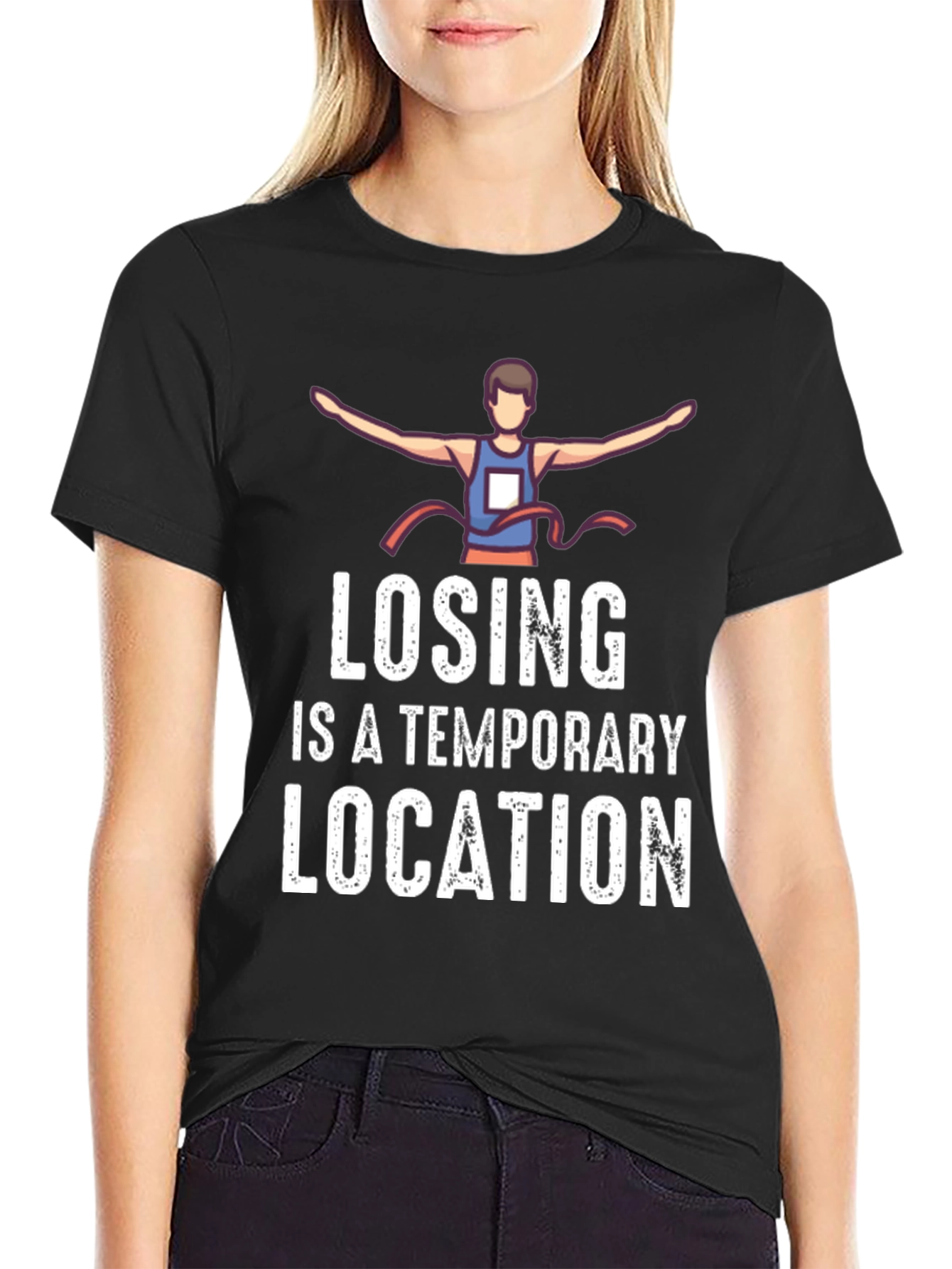 Losing is a Temporary Location Graphic Tee