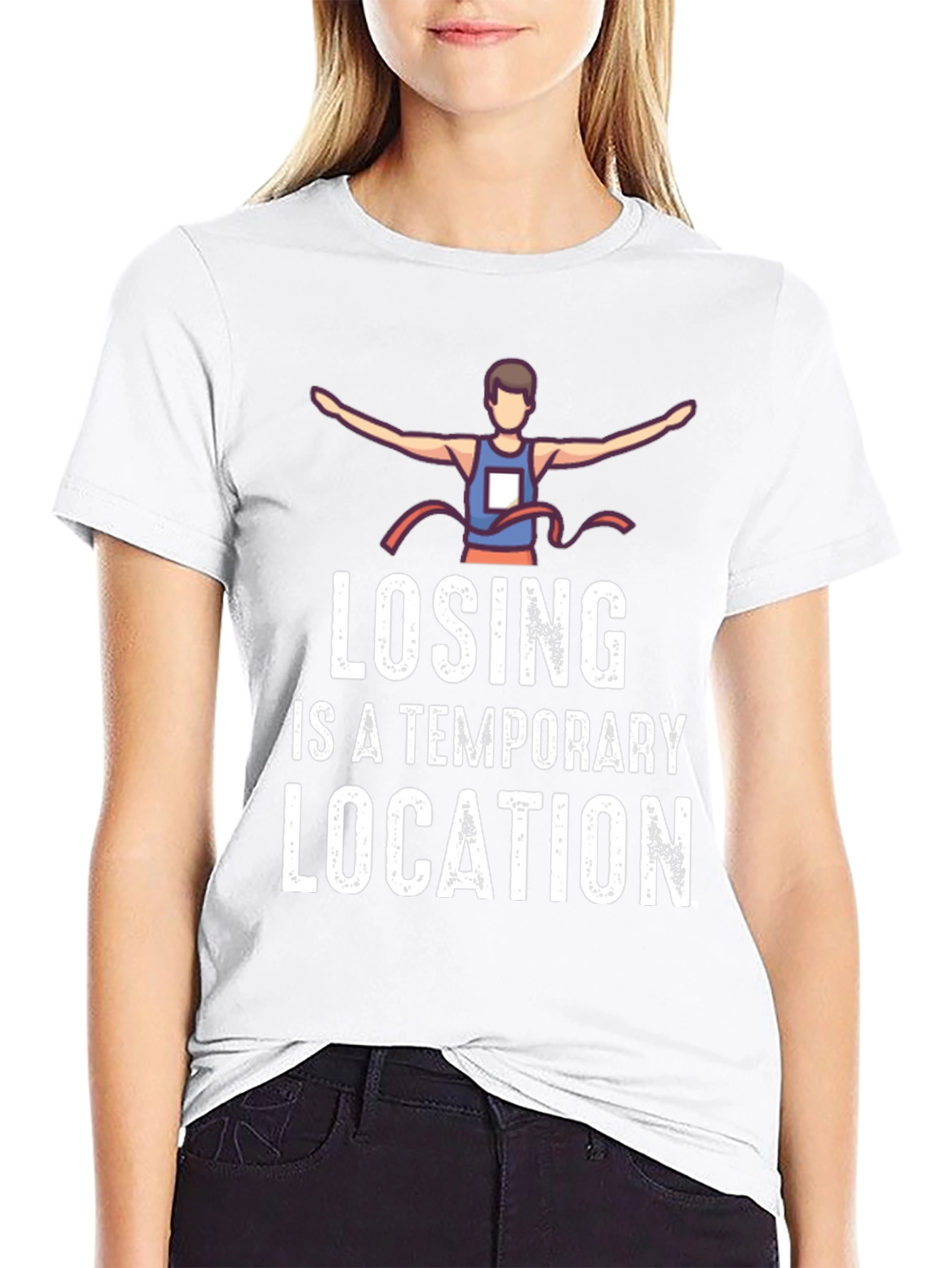 Losing is a Temporary Location Graphic Tee