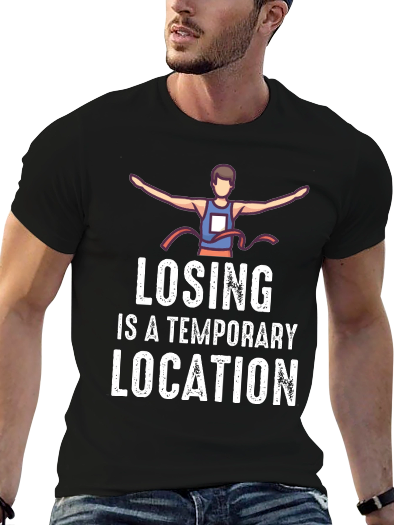 Losing is a Temporary Location Graphic Tee