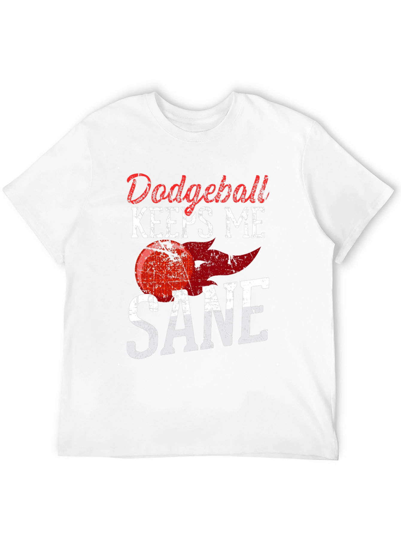 Dodgeball Keeps Me Sane Graphic Tee