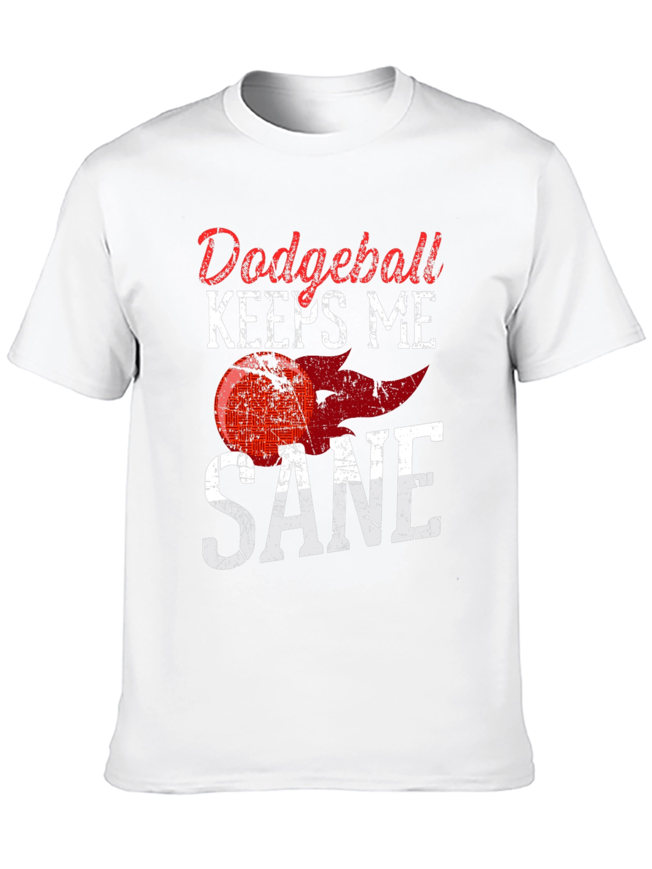 Dodgeball Keeps Me Sane Graphic Tee