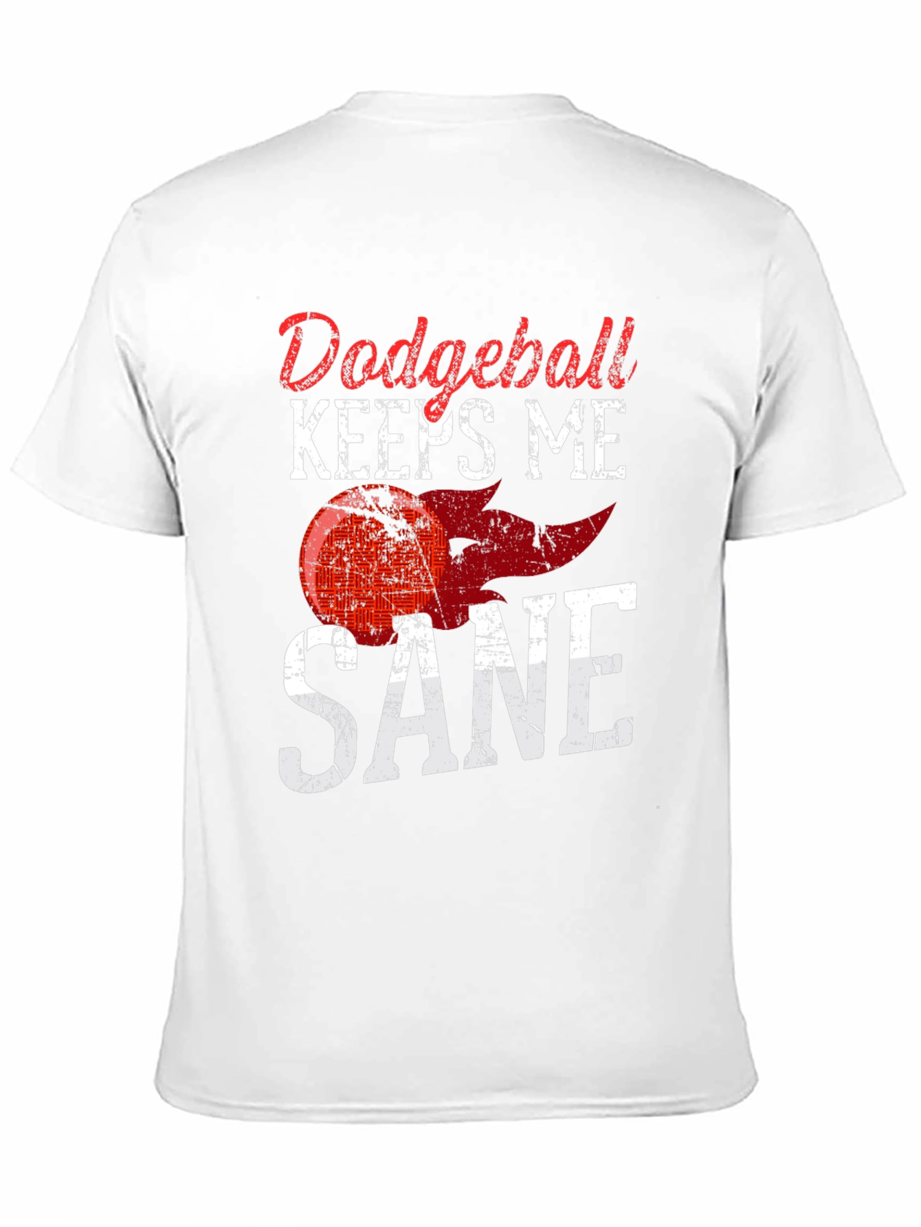 Dodgeball Keeps Me Sane Graphic Tee