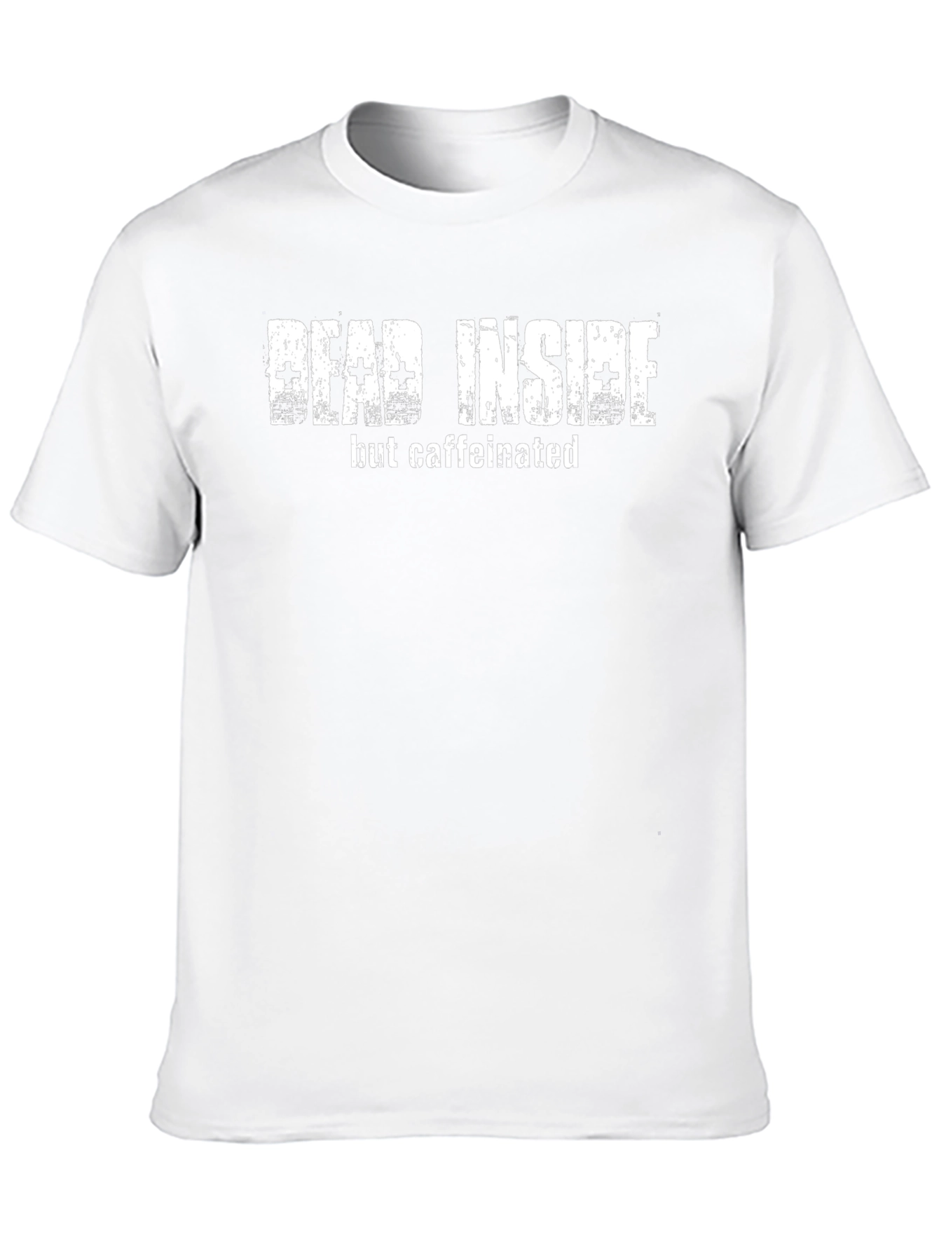 Dead Inside But Caffeinated Black T-Shirt