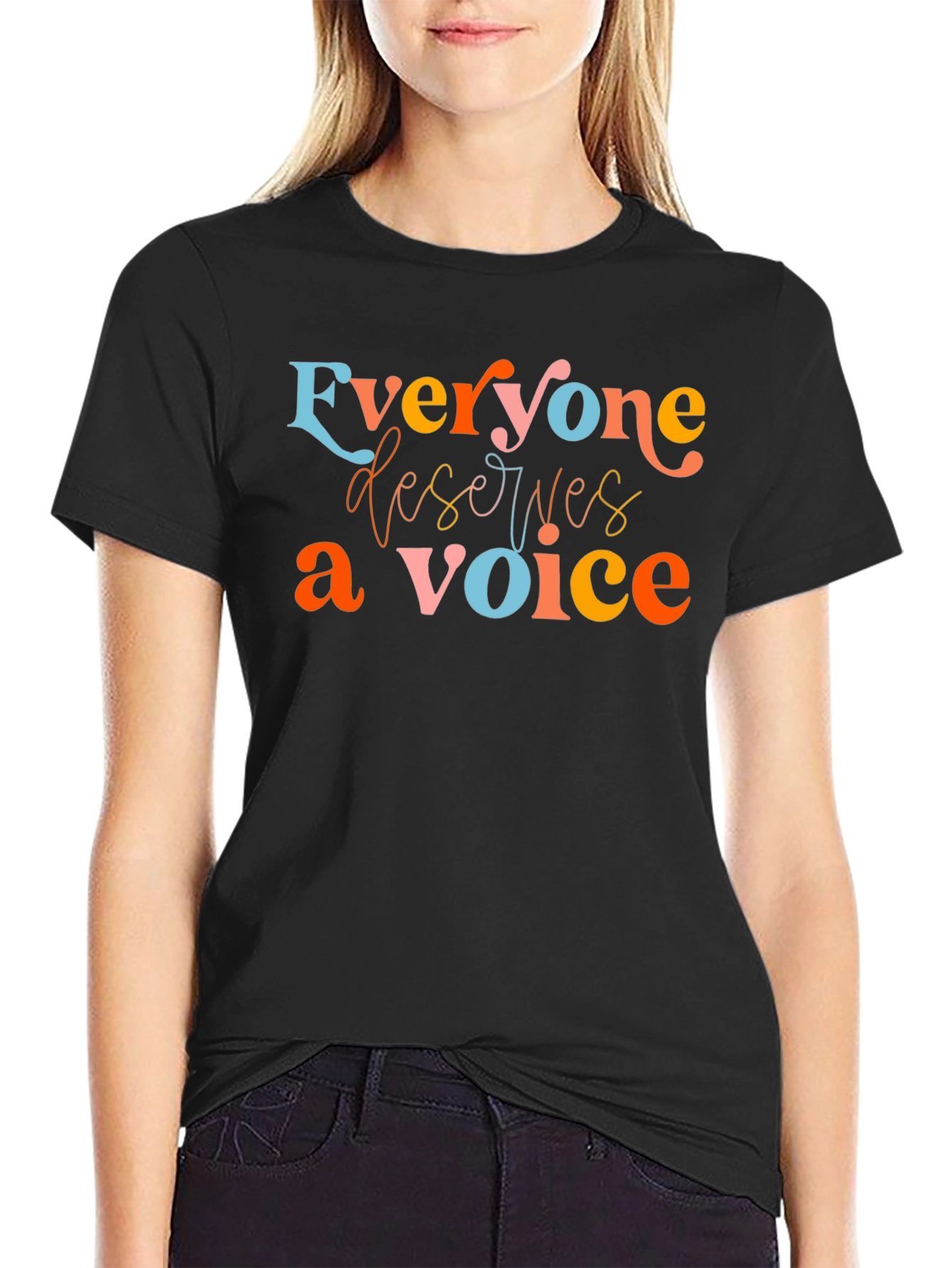 Everyone Deserves a Voice Graphic Tee