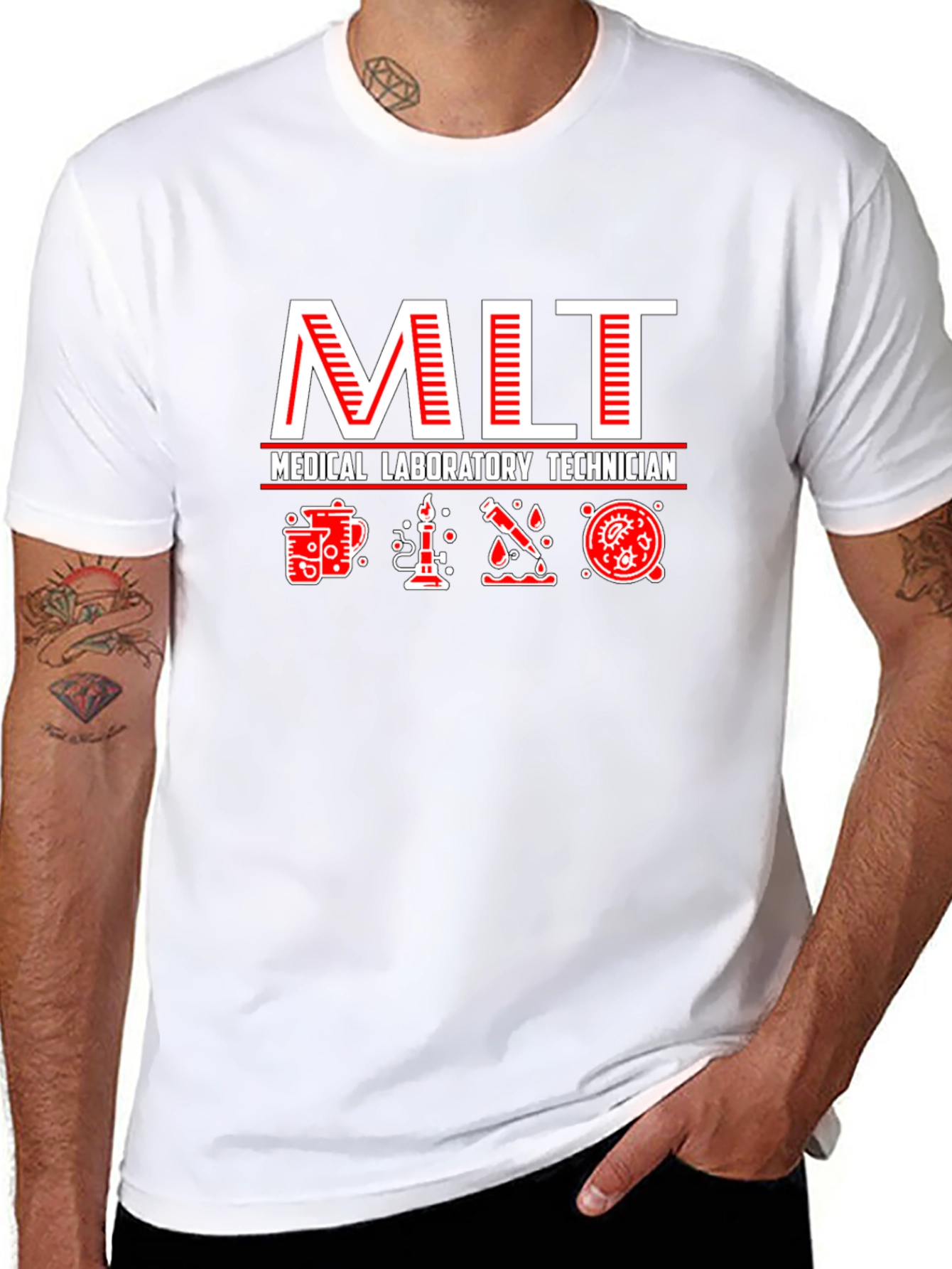 Medical Lab Technician T-Shirt - MLT Gift