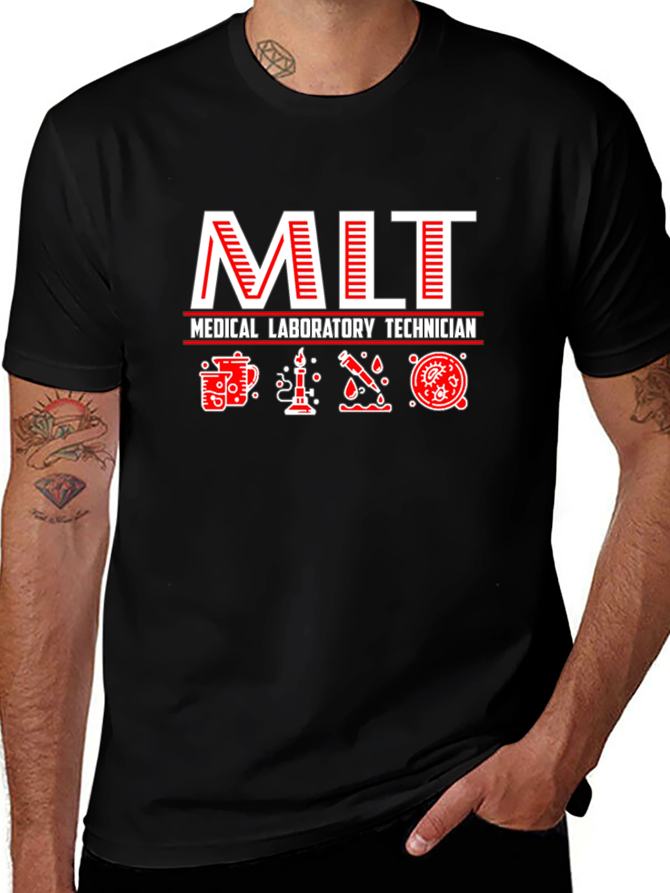 Medical Lab Technician T-Shirt - MLT Gift