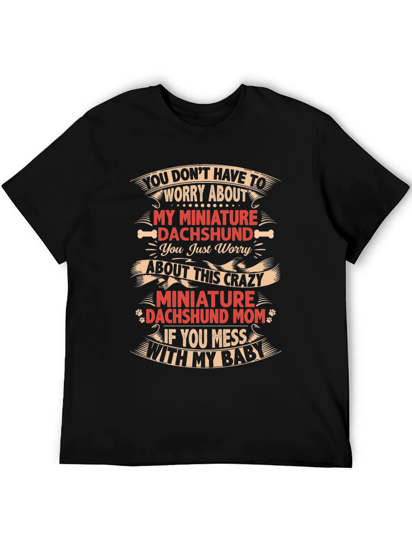 Crazy Dachshund Mom T-Shirt
