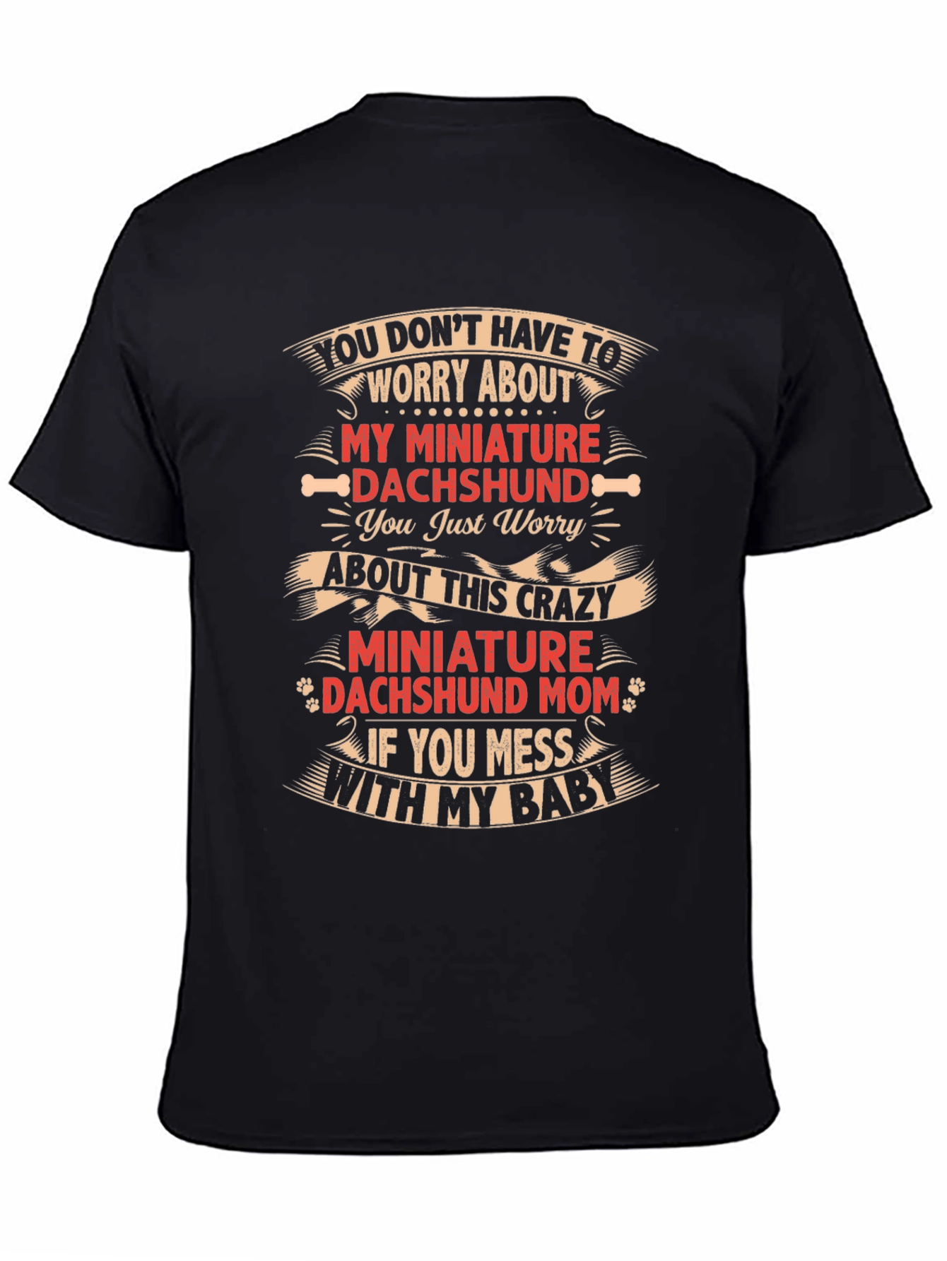 Crazy Dachshund Mom T-Shirt