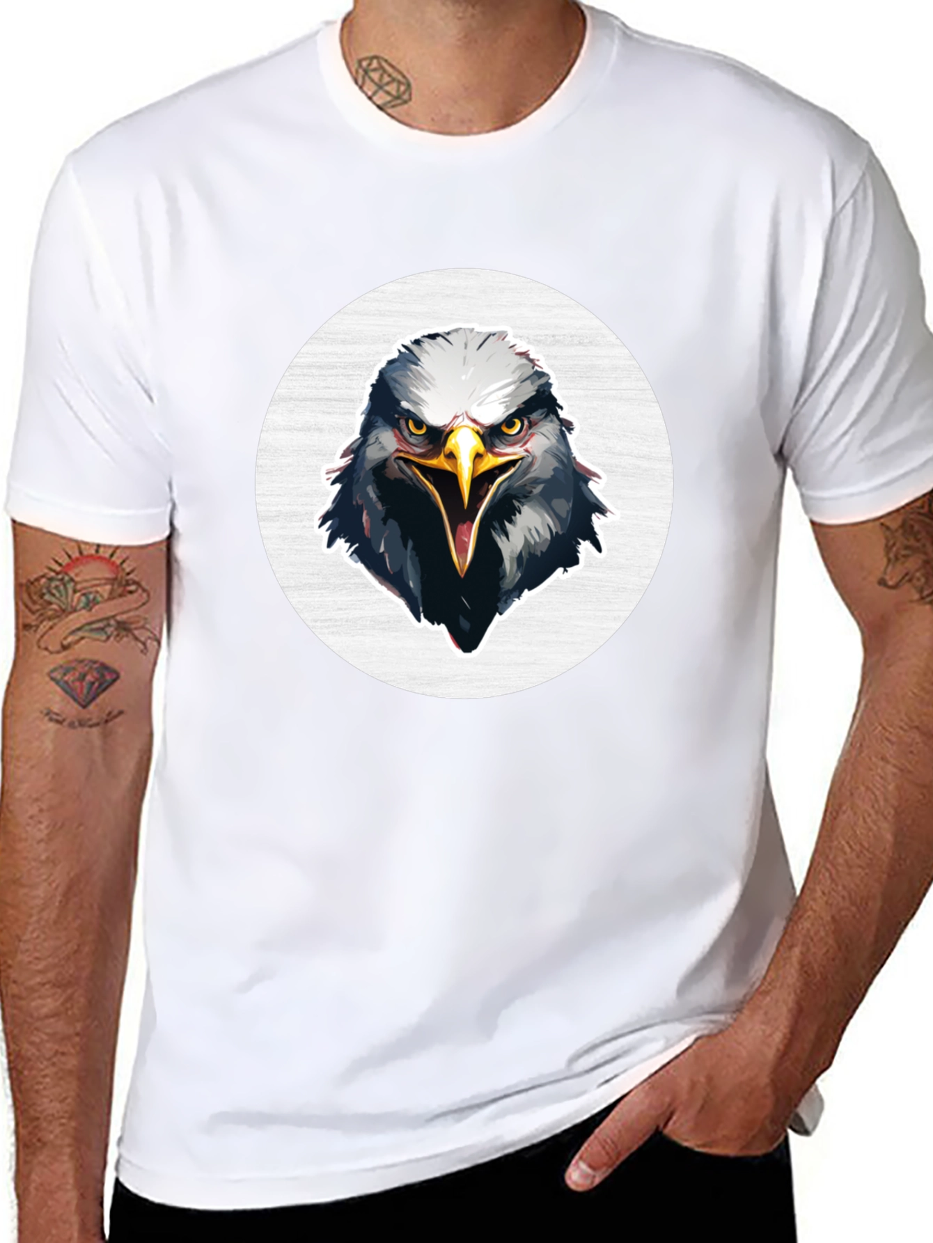 Eagle Graphic T-Shirt - Bold Bird Design
