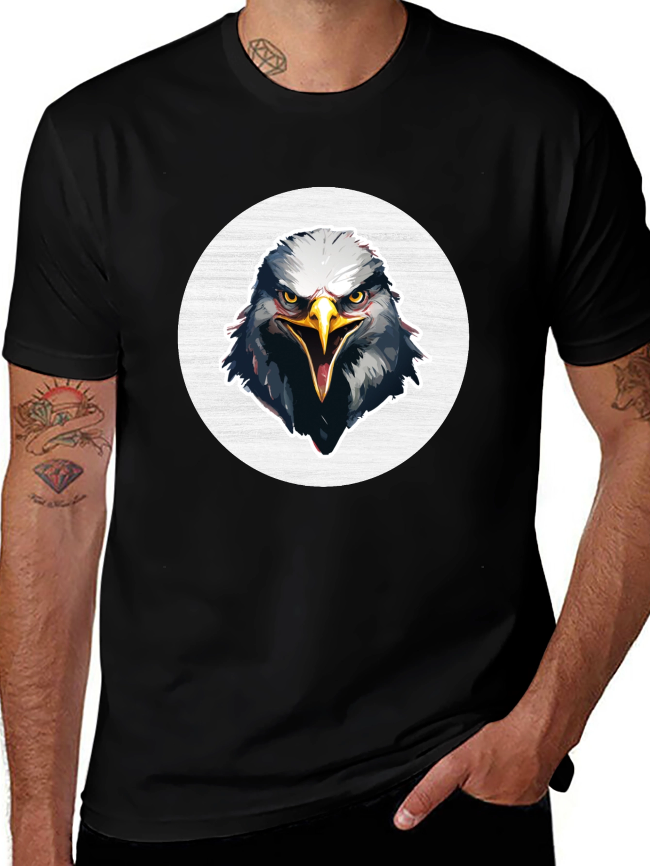 Eagle Graphic T-Shirt - Bold Bird Design
